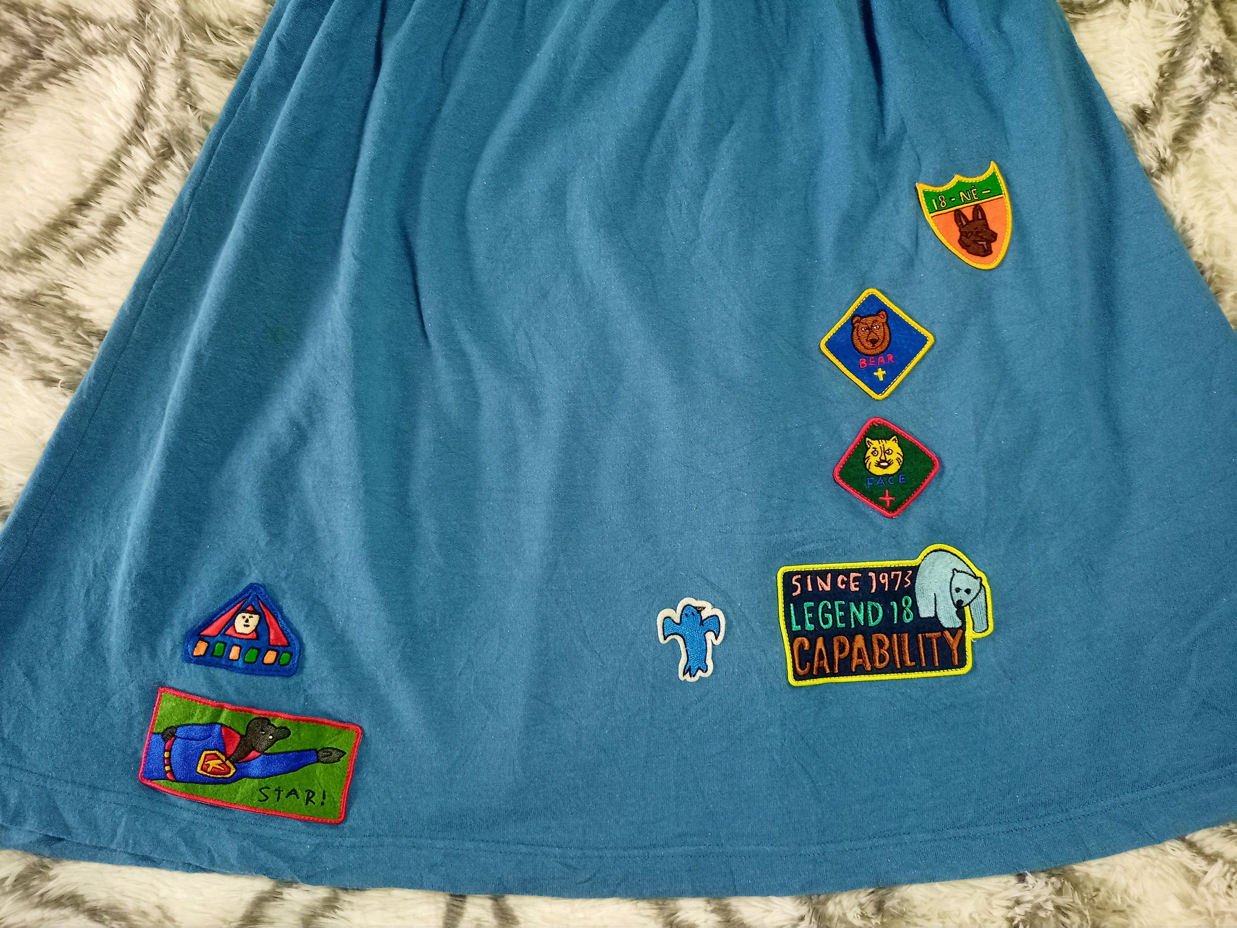 Issey Miyake × Japanese Brand × Ne-Net NE NET PATCHES SKIRT COTTON Size 26" / US 2 / IT 38 - 2 Thumbnail