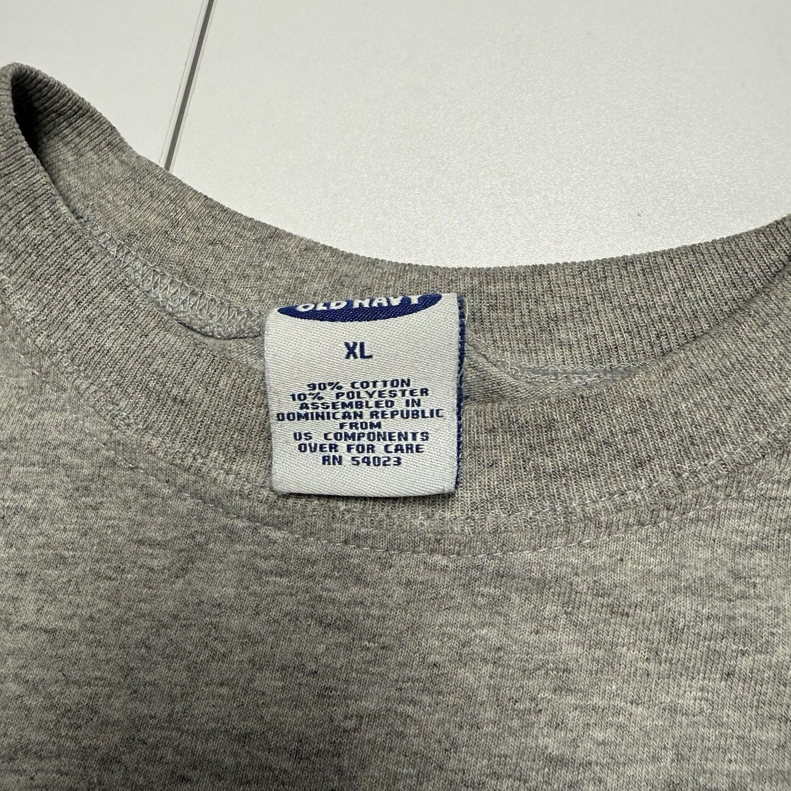 Old Navy Vintage Old Navy T Shirt Mens XL 23x28 Gray Y2K 90s Short Sl Size US XL / EU 56 / 4 - 5 Thumbnail