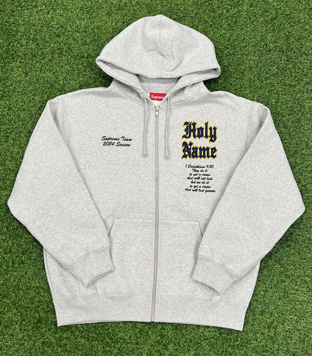 Supreme Supreme Salvation Zip-Up Hooded Sweatshirt | Grailed