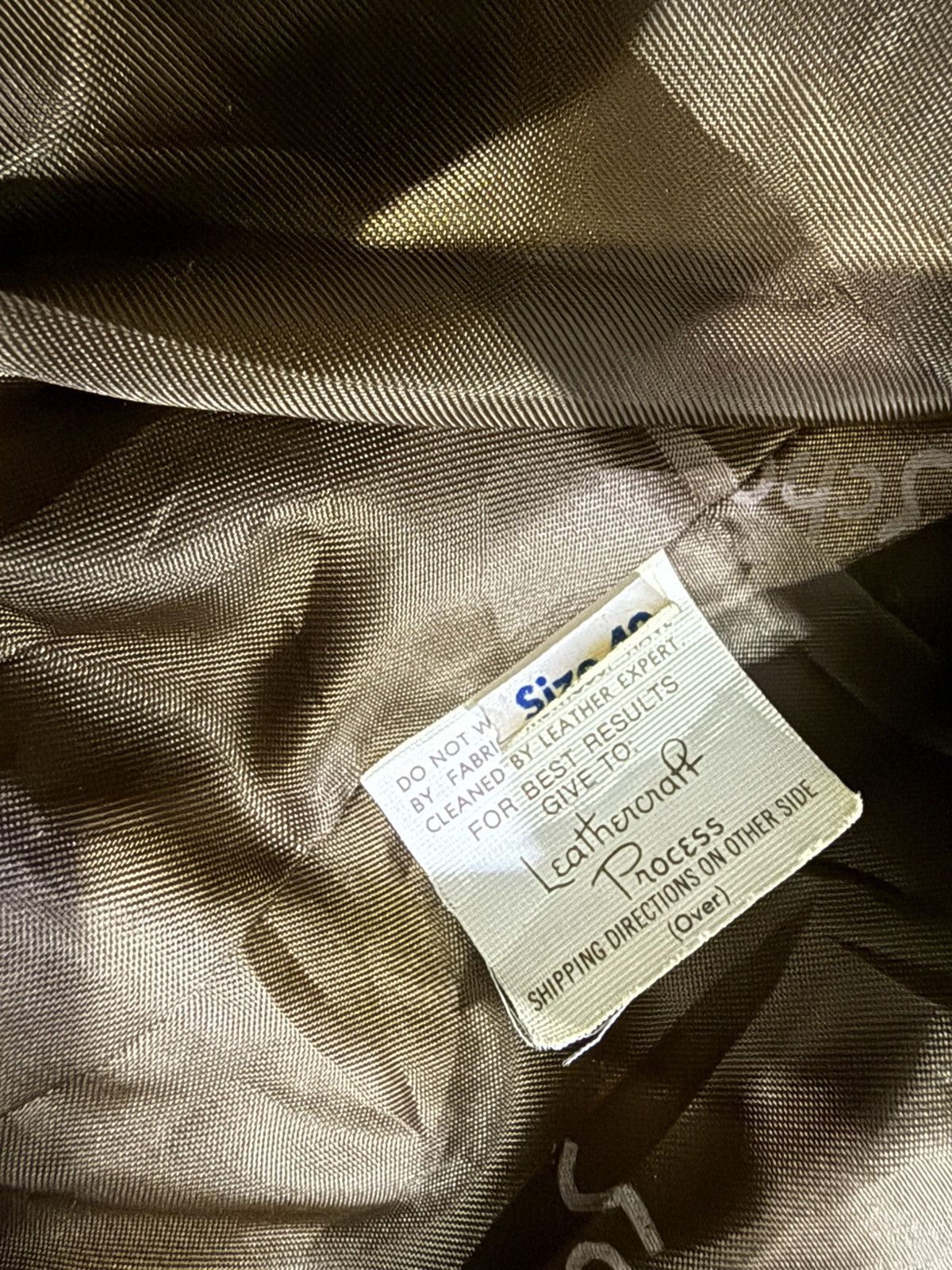 Schott Schott Leather Jacket G1 Flight Bomber Sherpa Brown Size US L / EU 52-54 / 3 - 9 Thumbnail