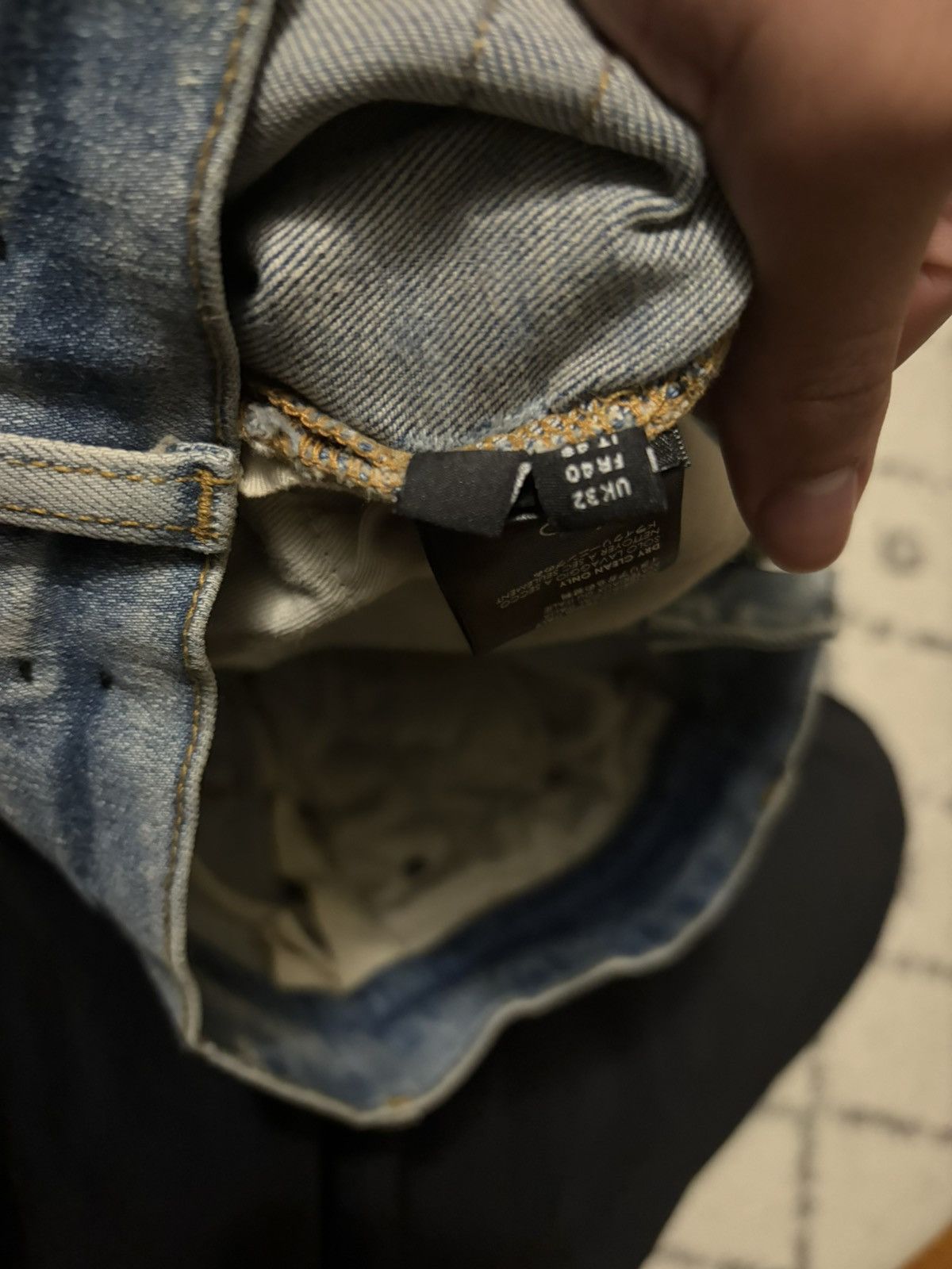 Amiri Amiri Black Patch Jeans Size US 32 / EU 48 - 9 Thumbnail