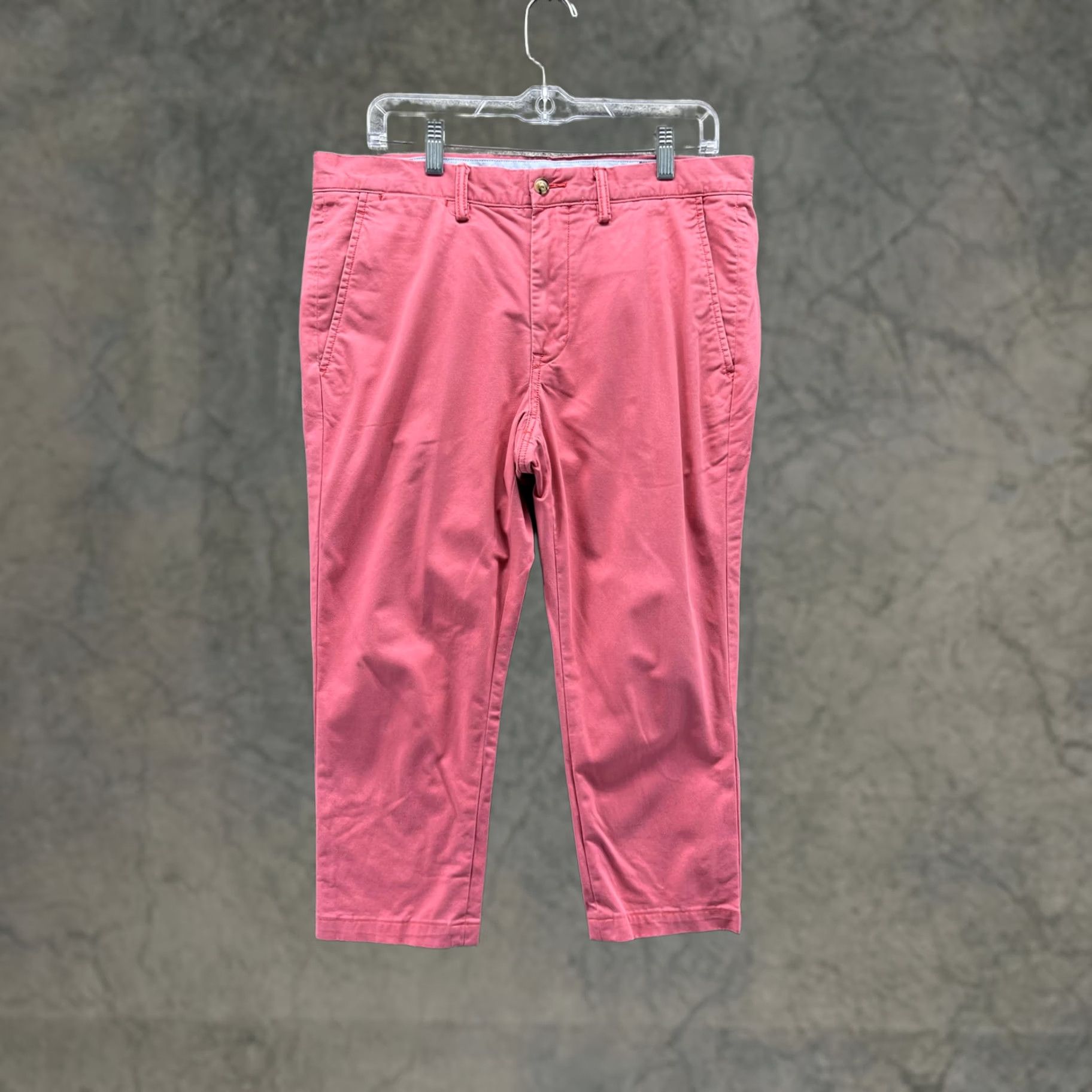 Polo Ralph Lauren Polo Ralph Lauren Pants Mens 32 Chino Stretch Straight Fit Pink Twill Casual Shirt/Adult/Men Size US XS / EU 42 / 0 - 1 Thumbnail