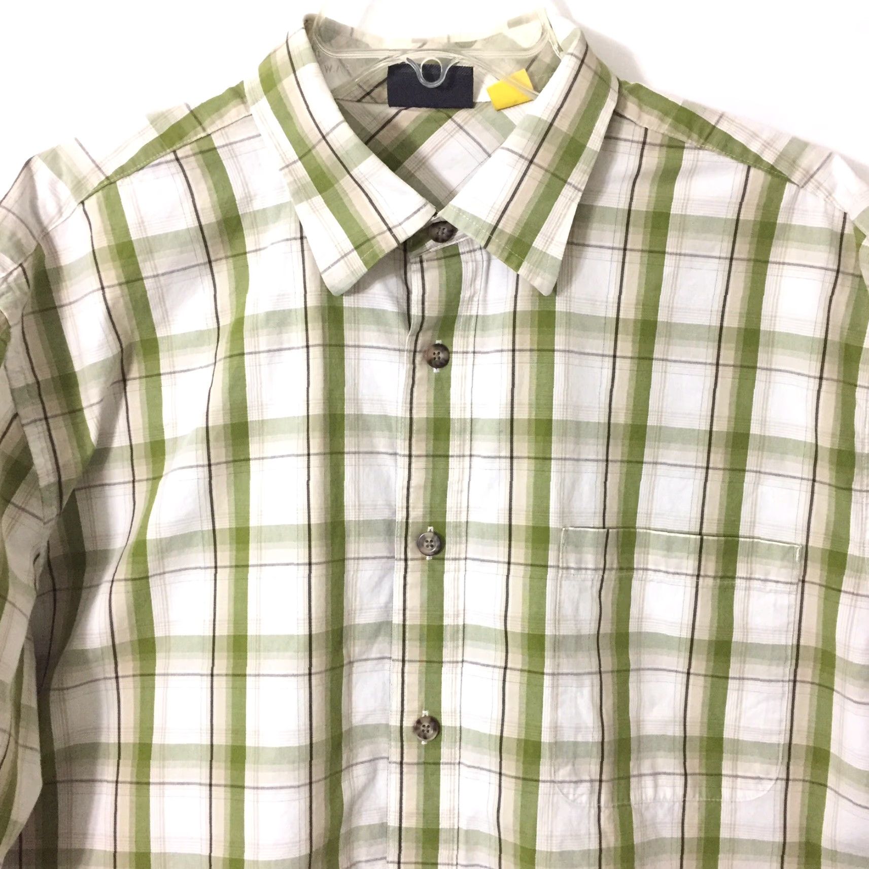 Vintage Cabela's Shirt Men XL Green Plaid Short Sleeve Button-Up Shirt Size US XL / EU 56 / 4 - 3 Thumbnail