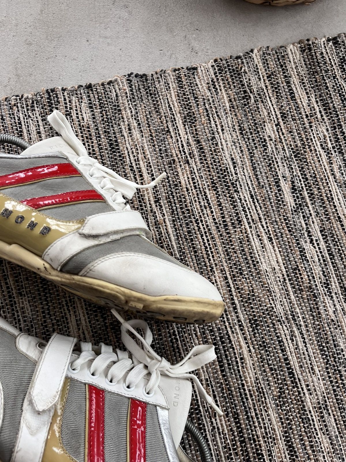 John Richmond Rare Vintage John Richmond White Leather Sportswear Sneakers Size US 9 / EU 42 - 4 Thumbnail