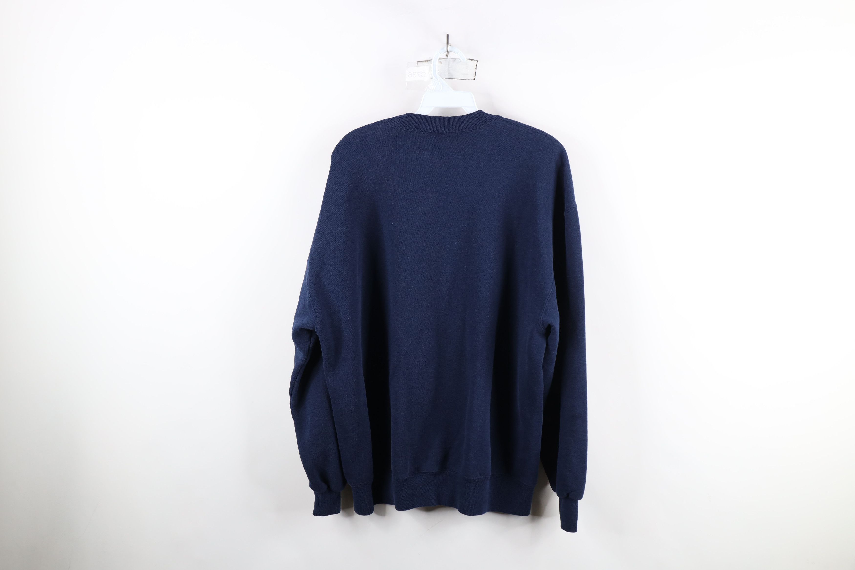 Russell Athletic × Vintage Vintage 90s Russell Athletic Crewneck Sweatshirt Blue USA Size US XL / EU 56 / 4 - 12 Thumbnail
