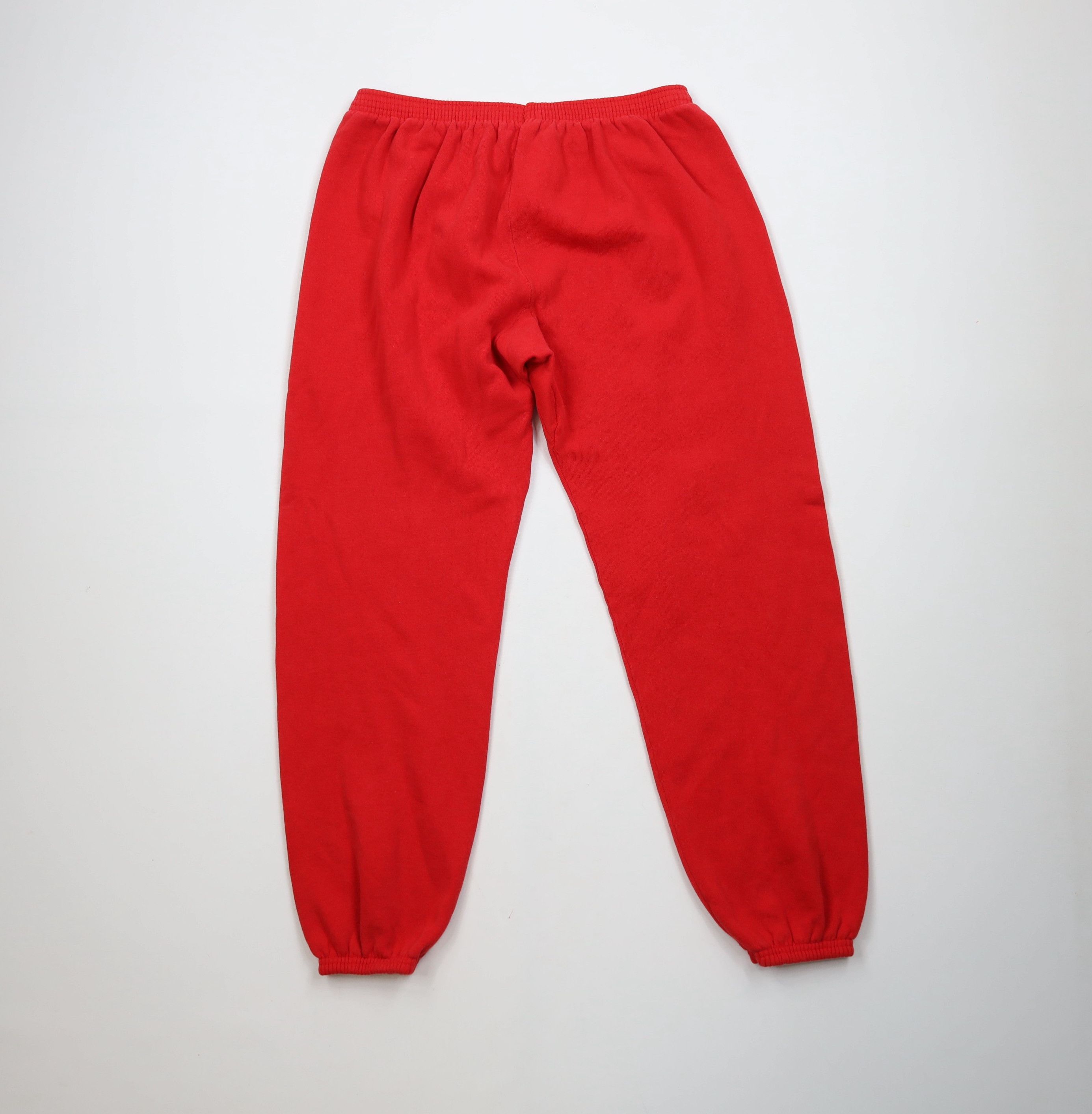 Vintage Vintage 70s Streetwear Sweatpants Joggers Pants Red USA Size US 34 / EU 50 - 5 Thumbnail
