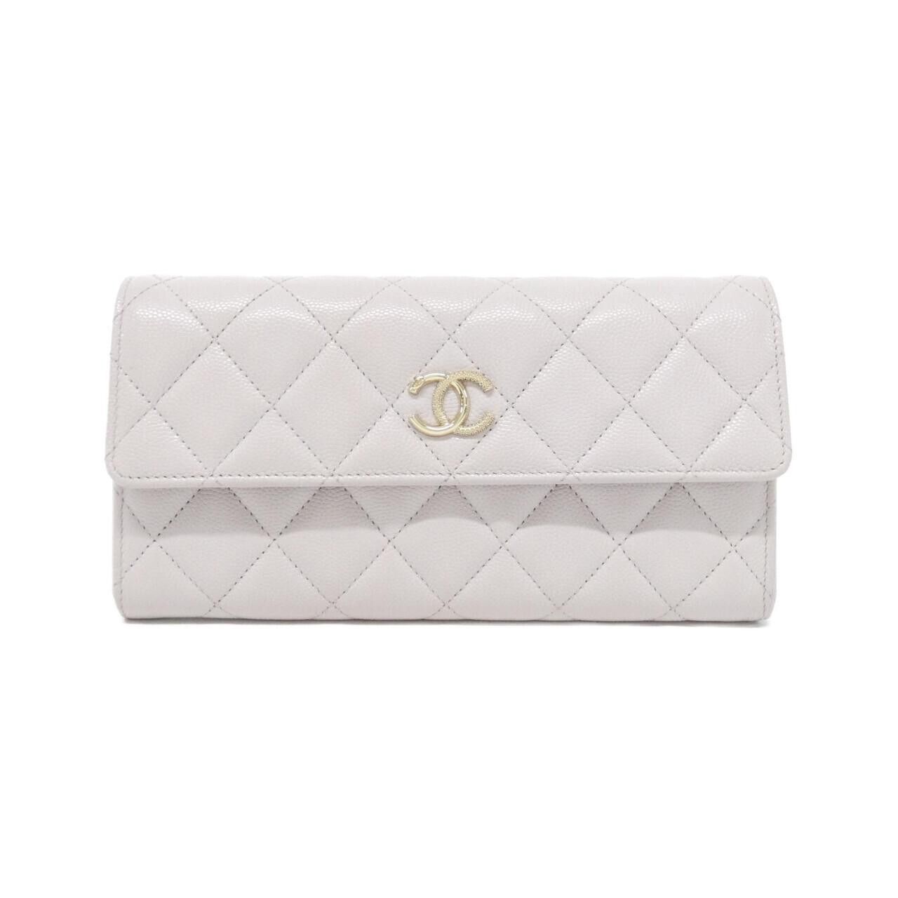 Chanel Chanel Chanel Caviar Skin Long Wallet Leather Long Wallet AP4900 DUTY FREE for USA Size ONE SIZE - 1 Thumbnail