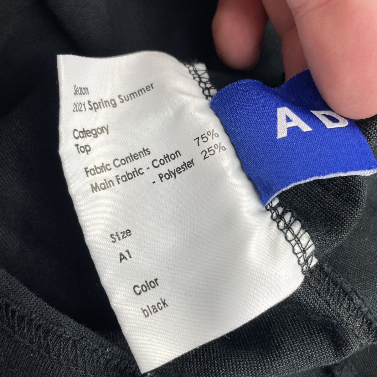 Ader Error 2021 S/S Ader Error Black T-Shirt Teddy Bear Print Clean M Size US M / EU 48-50 / 2 - 5 Thumbnail