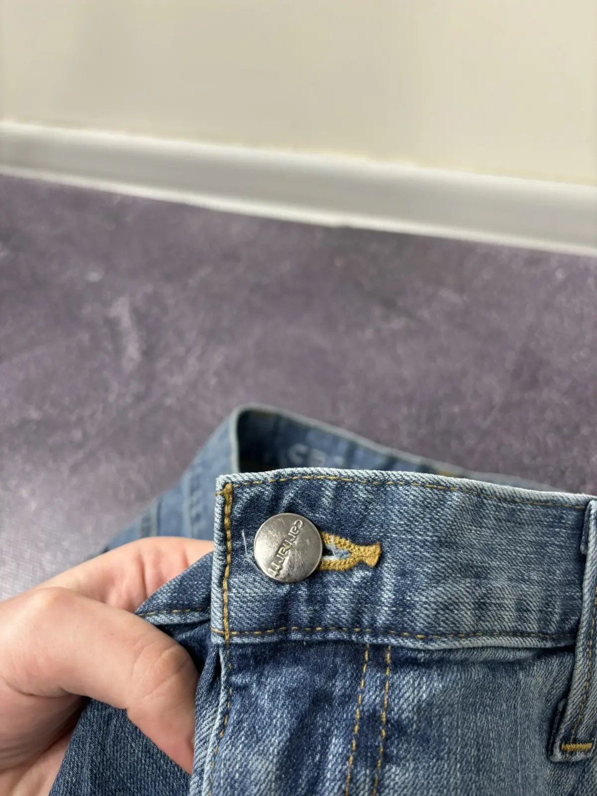 Carhartt × Vintage Vintage Carhartt Rugged Flex Denim Relaxed Fit Hype Jeans Size US 38 / EU 54 - 9 Thumbnail