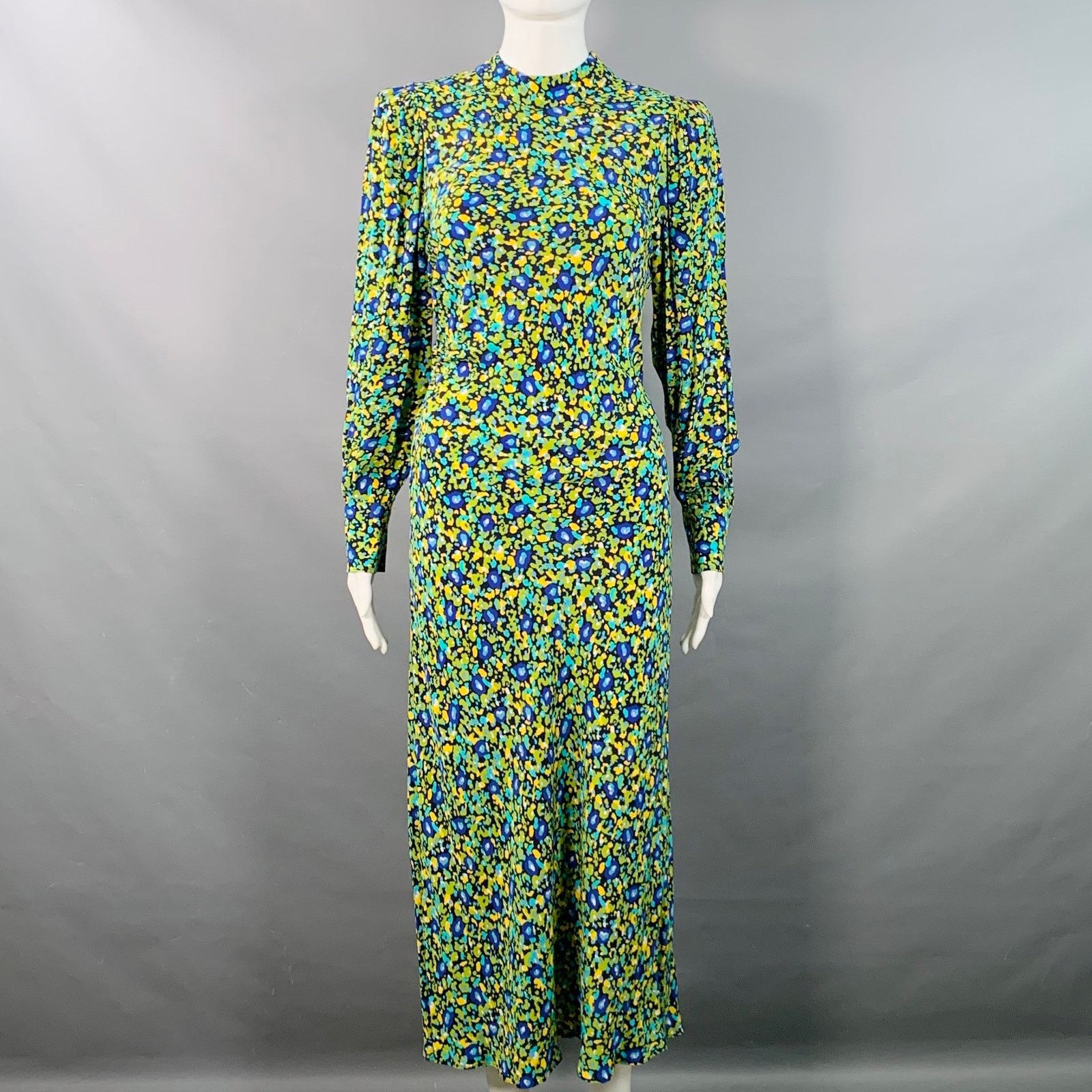 Rails Carmel Black Green Yellow Rayon Blend Floral Cutout Midi Size S / US 4 / IT 40 - 1 Thumbnail