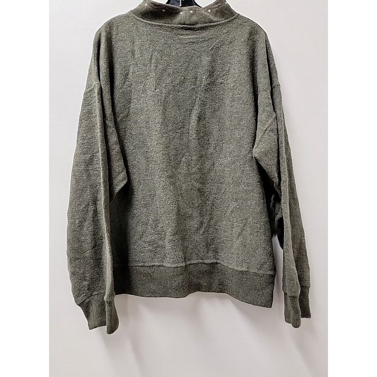 Hugo Boss VINTAGE Hugo Boss Sweater Mens 2XL Pullover Mock Neck Casual Black Knit Wool Cotton Acrylic Button Crew Neck Pullover Mens 2XL Size US XXL / EU 58 / 5 - 3 Thumbnail