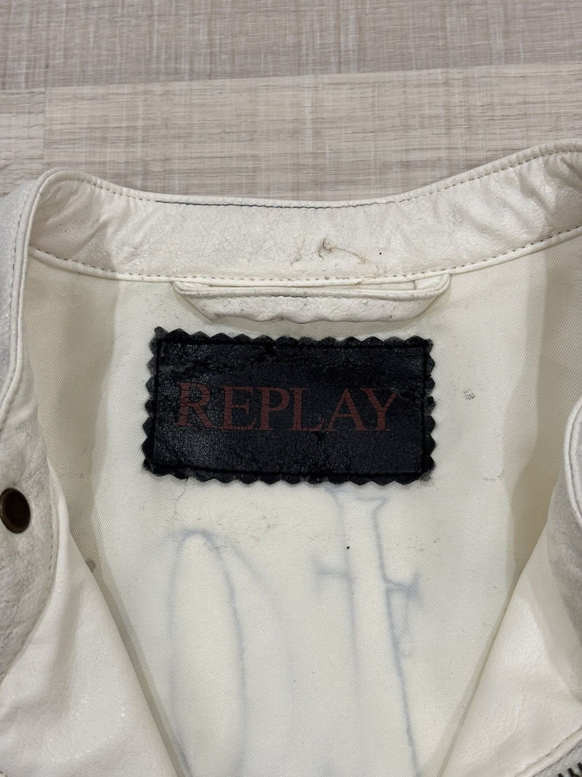 Replay Vintage Replay Biker Leather Jacket Size US M / EU 48-50 / 2 - 4 Thumbnail