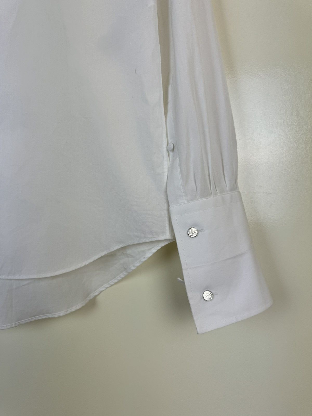 Alexander McQueen Alexander McQueen white poplin cotton classic shirt logo Size US S / EU 44-46 / 1 - 3 Thumbnail