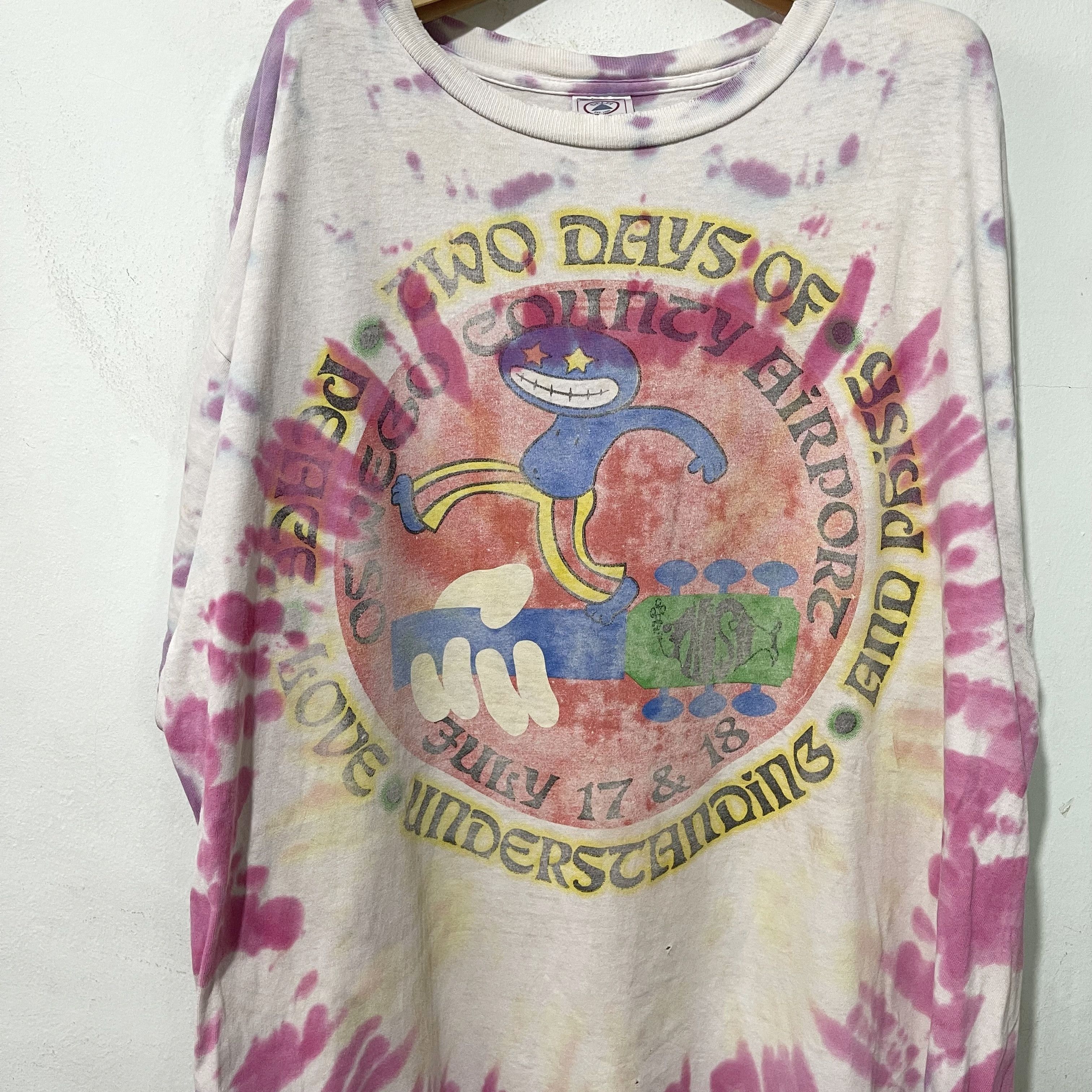 Band Tees Vintage 90s Phish Tour Tie Dye Shirt Size US XL / EU 56 / 4 - 2 Thumbnail