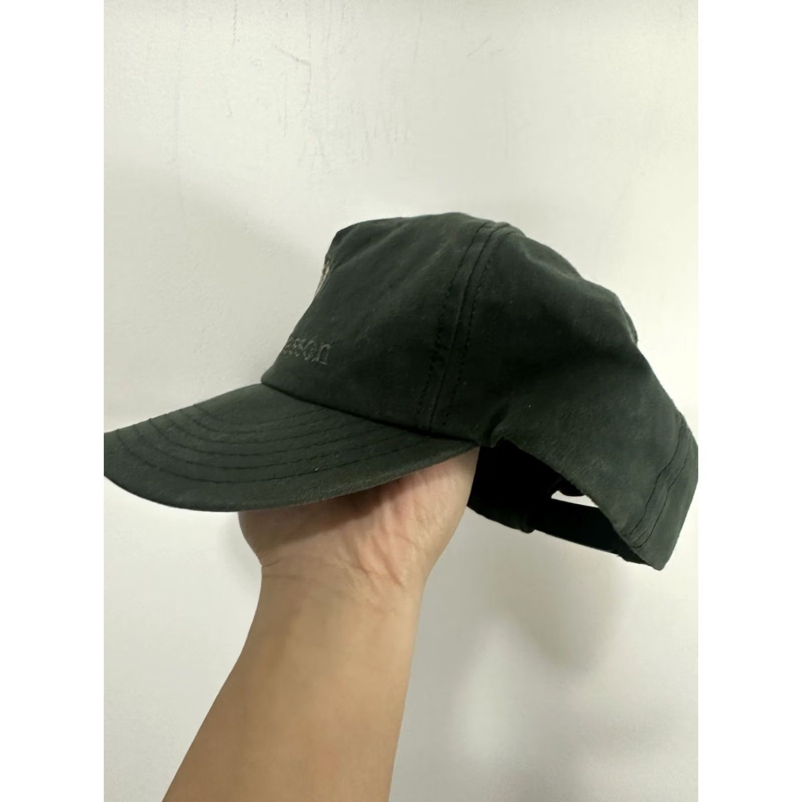 Vintage VINTAGE Smith & Wesson Hat Cap USA Green Snapback Embroidered Waxed Hunter Gun NRA One Size Men Rare Size ONE SIZE - 2 Thumbnail
