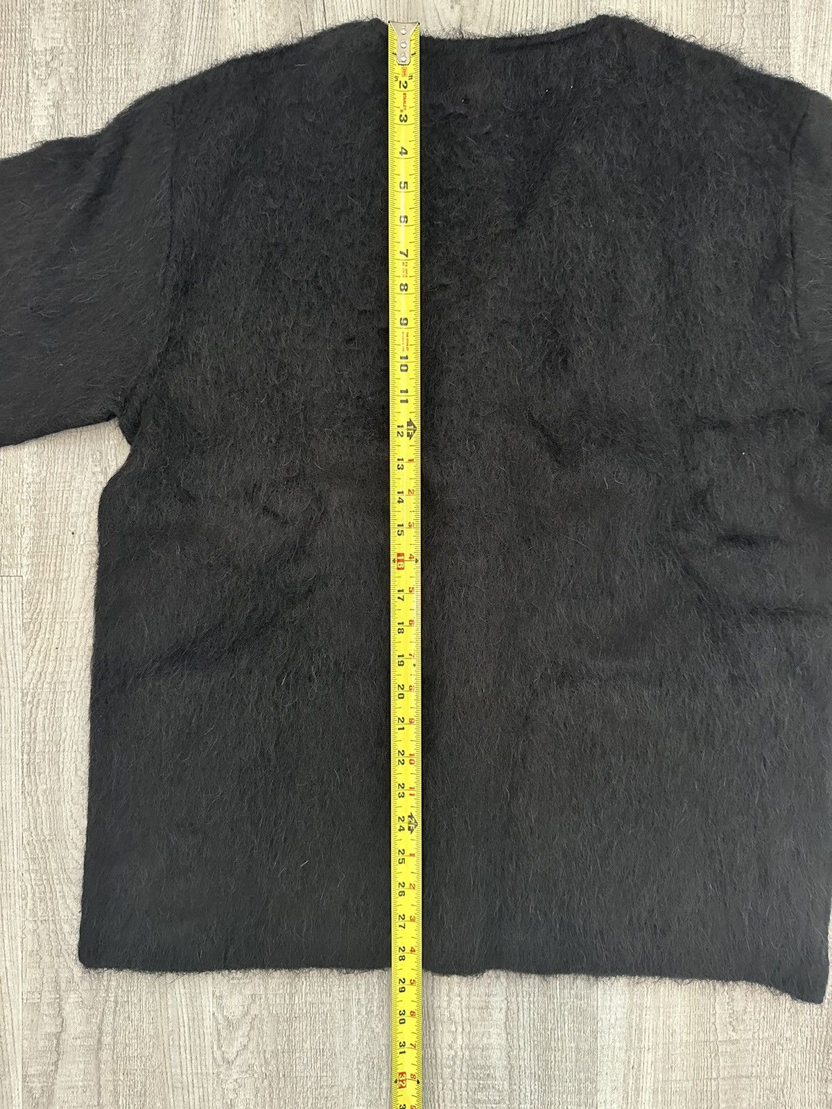 Our Legacy Our Legacy Brushed Knit Wool Mohair Cardigan Black Size US M / EU 48-50 / 2 - 6 Thumbnail