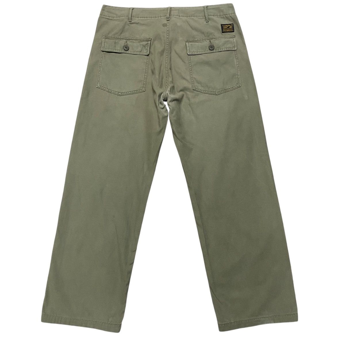 Alpha Industries Vintage Alpha Industries Fatigue Pants Size US 35 - 1 Thumbnail