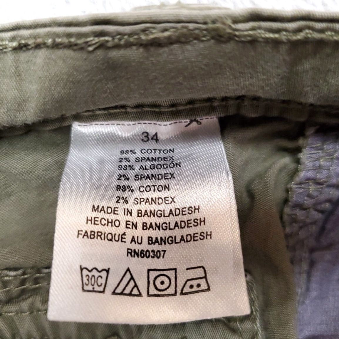Vintage Union Bay Shorts Men 34 Green Cargo Pocket Cotton Utility Outdoor Summer Comfort Men Size US 34 / EU 50 - 4 Thumbnail