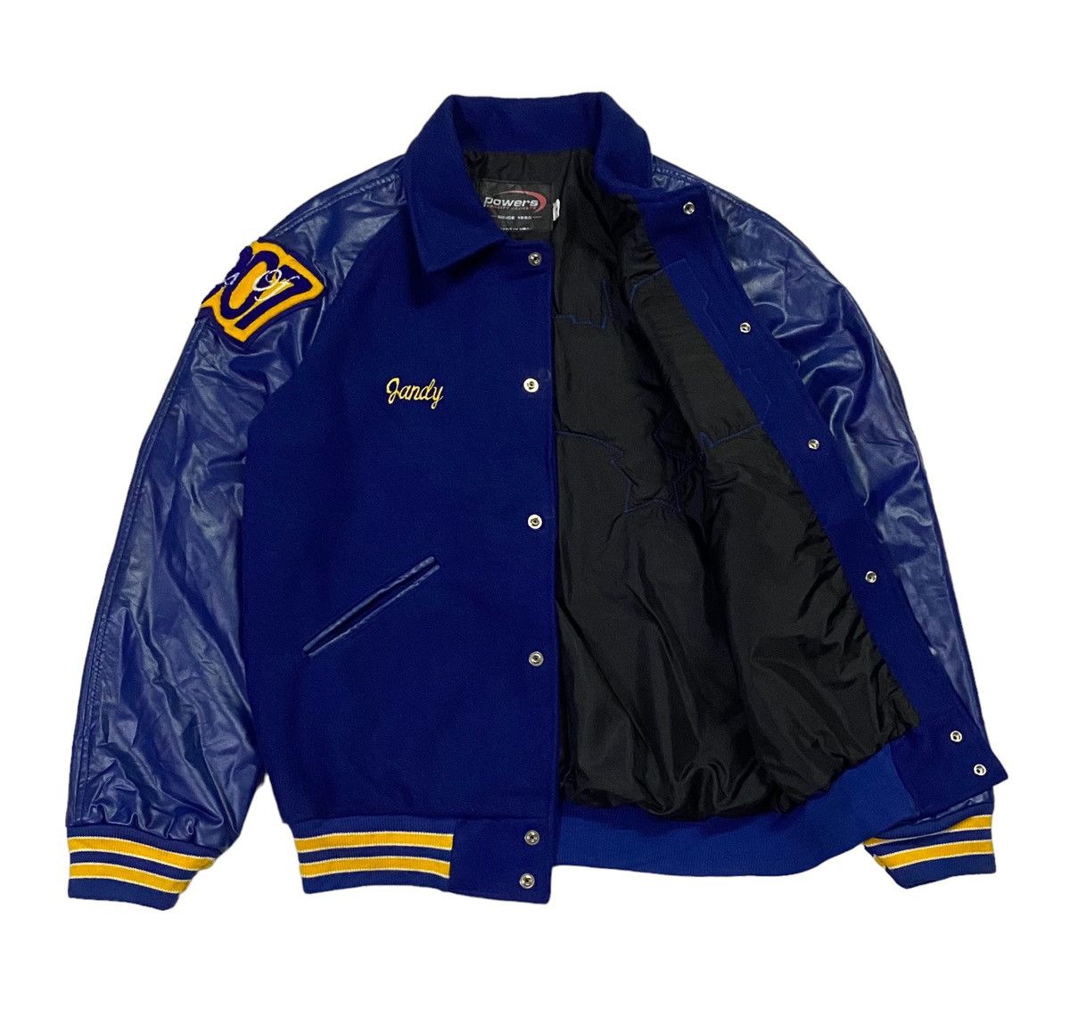 Vintage Vintage J.Faudoa Wool Varsity Jacket Size US S / EU 44-46 / 1 - 21 Thumbnail
