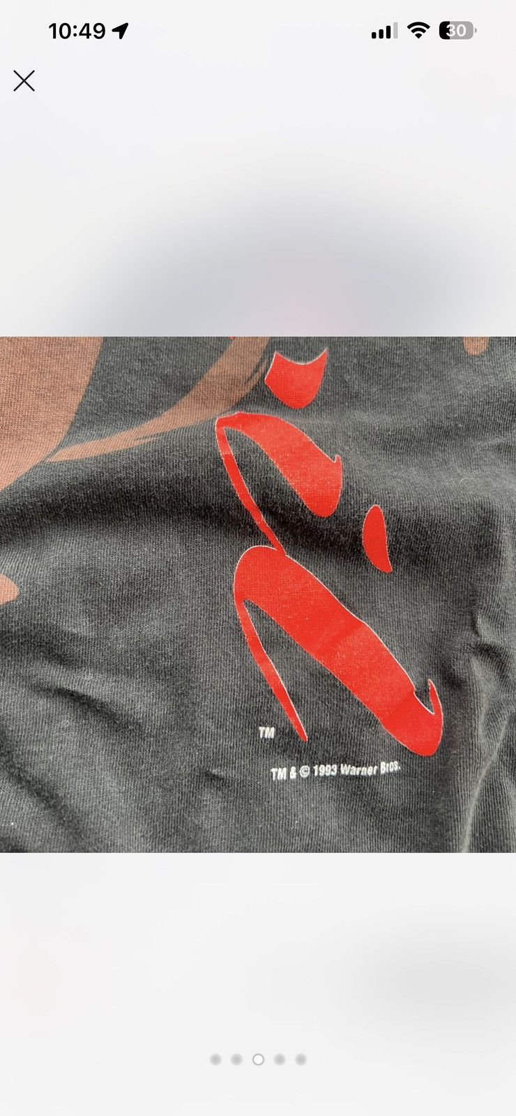 Vintage Vintage 90s Taz tee Size US L / EU 52-54 / 3 - 3 Thumbnail