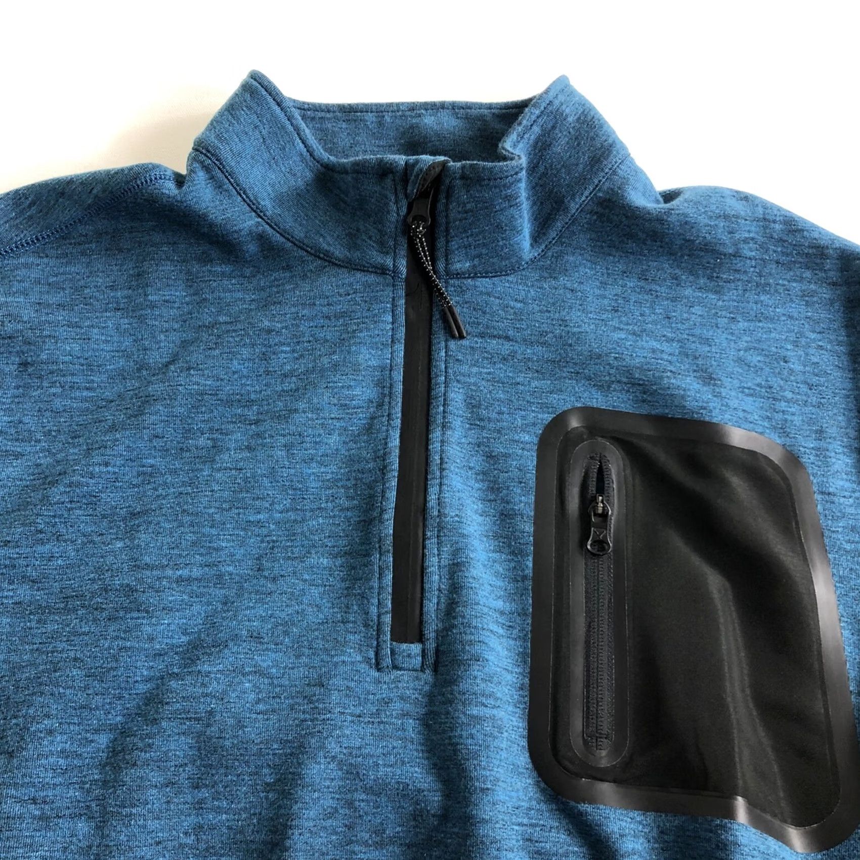 American Eagle Outfitters VINTAGE American Eagle Outfitters Active Flex 1/4 Zip Blue Mock Neck Sweater Mens 2XL Size US XXL / EU 58 / 5 - 3 Thumbnail