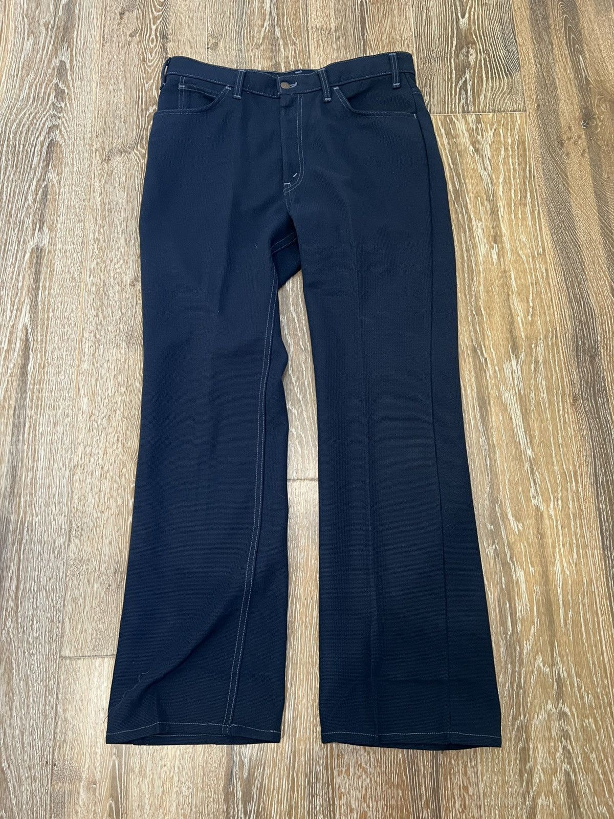 Levi's Vintage levis 517 flare polyester western pants Size US 34 / EU 50 - 1 Thumbnail