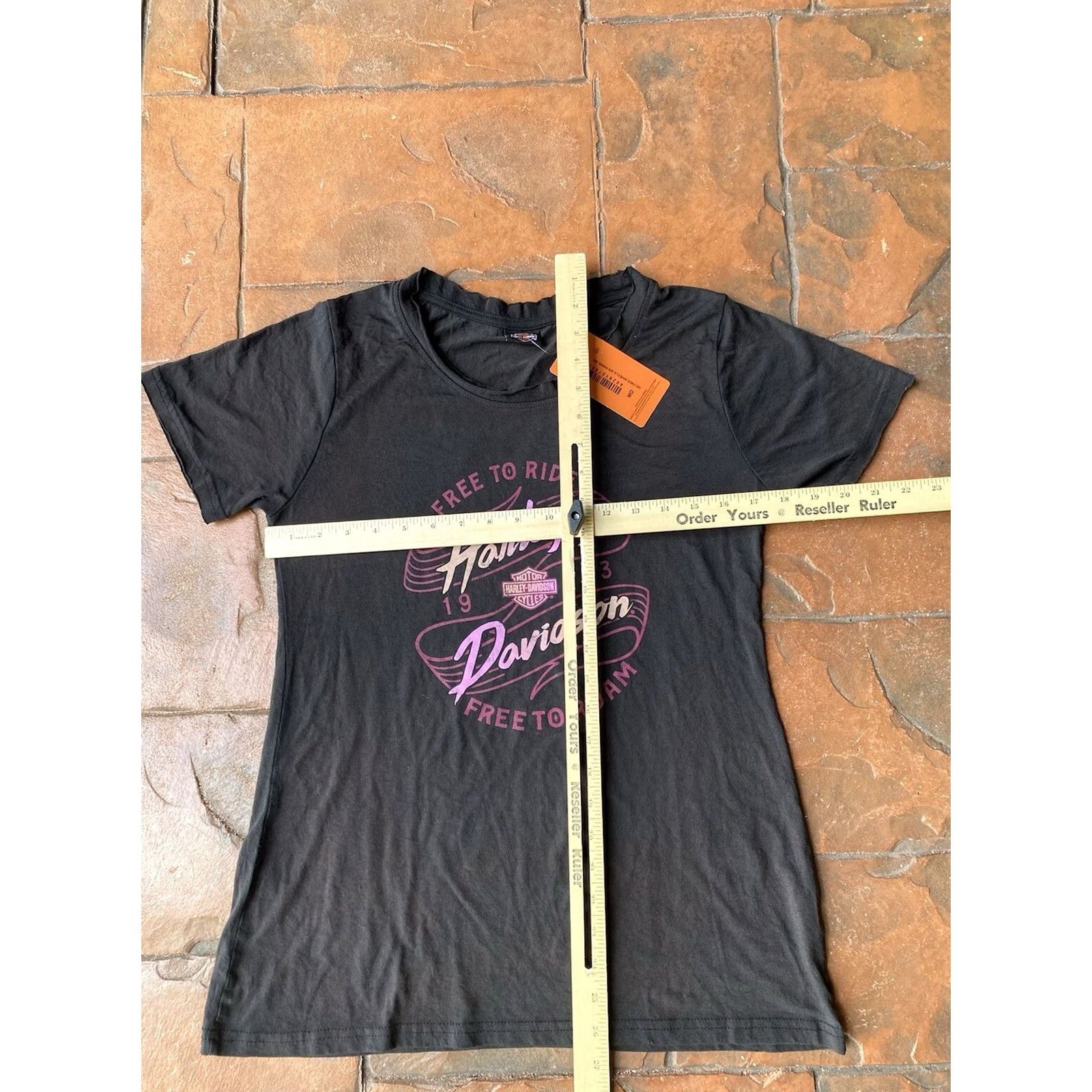 Harley Davidson Harley-Davidson Shirt Women’s Medium Biker Wings Black Crew Neck Short Sleeve T-Shirt NWT Boise Idaho Size S / US 4 / IT 40 - 5 Thumbnail