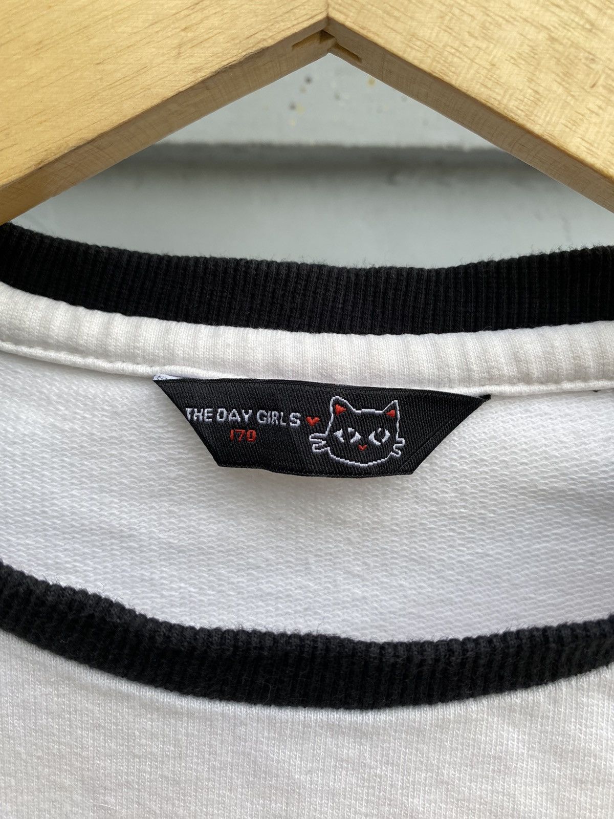 Japanese Brand The Day Girls Pizza Club Lover Cat Graphic Raglan Tshirt Size M / US 6-8 / IT 42-44 - 8 Thumbnail