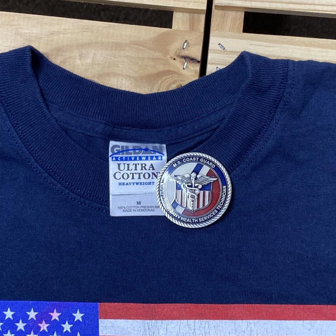 Gildan Vintage D.A.R.E. Navy Blue Drug Education Tee Size Medium Size US M / EU 48-50 / 2 - 4 Thumbnail