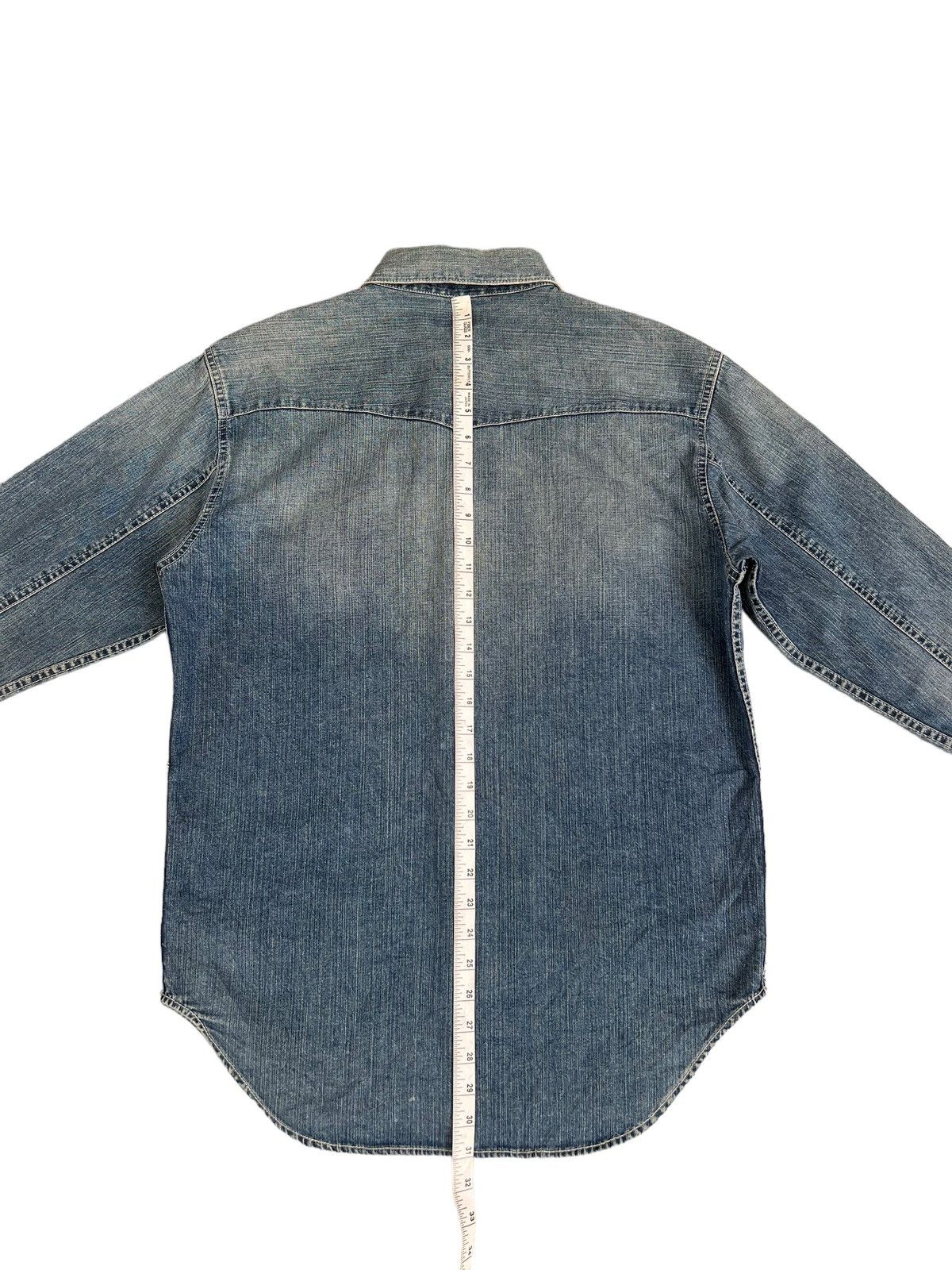 Levi's Vintage 2005 Levi’s Red Tab Faded Mud Denim Western Shirt Size US L / EU 52-54 / 3 - 5 Thumbnail
