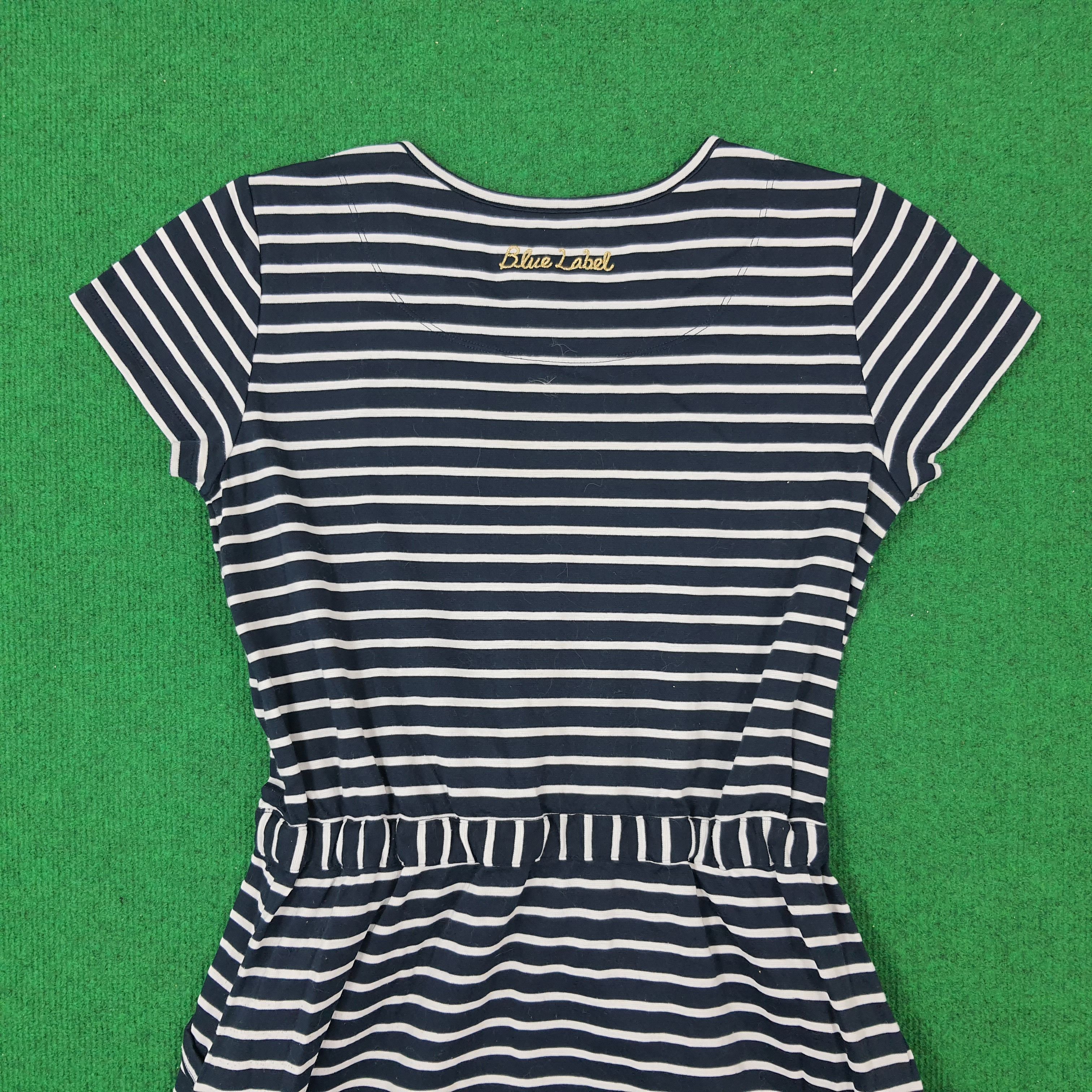 Burberry × Vintage Vintage Burberry Blue Label Stripes Maxi Dresses C196N4 Size S / US 4 / IT 40 - 4 Thumbnail
