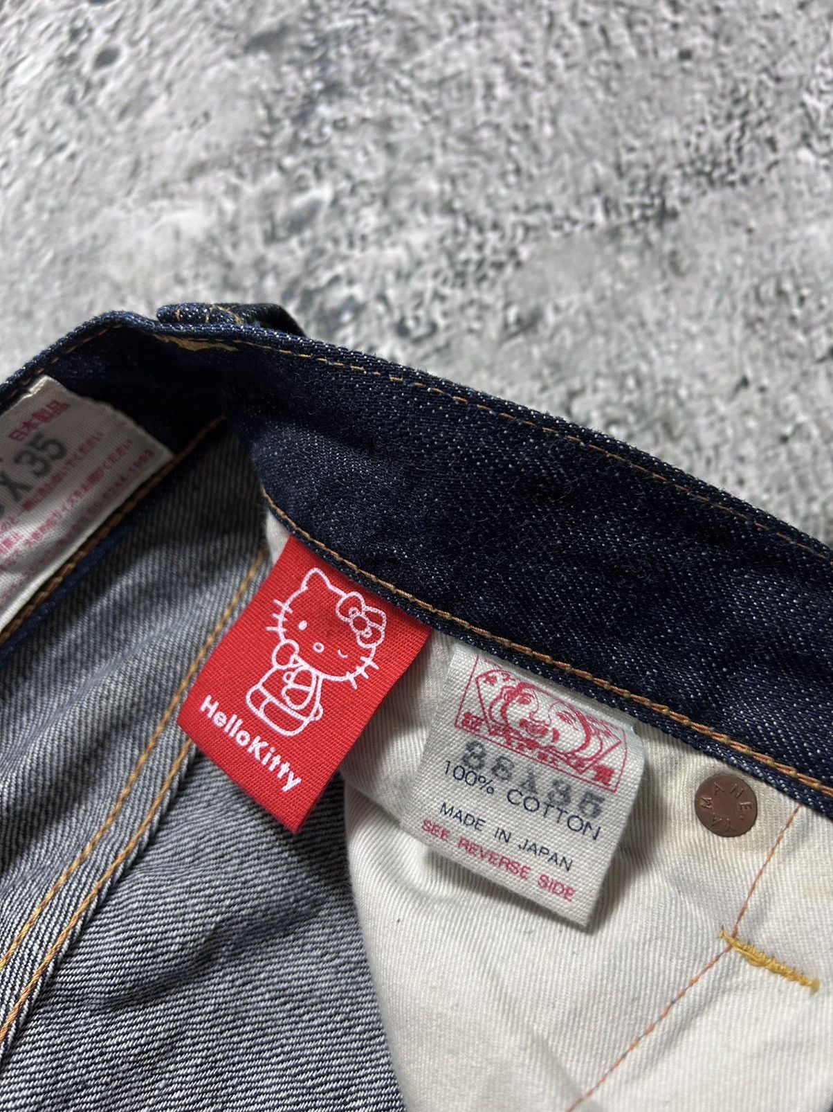 Evisu Evisu Hello Kitty jeans vintage selvedge denim Japan RARE Size US 38 / EU 54 - 11 Thumbnail