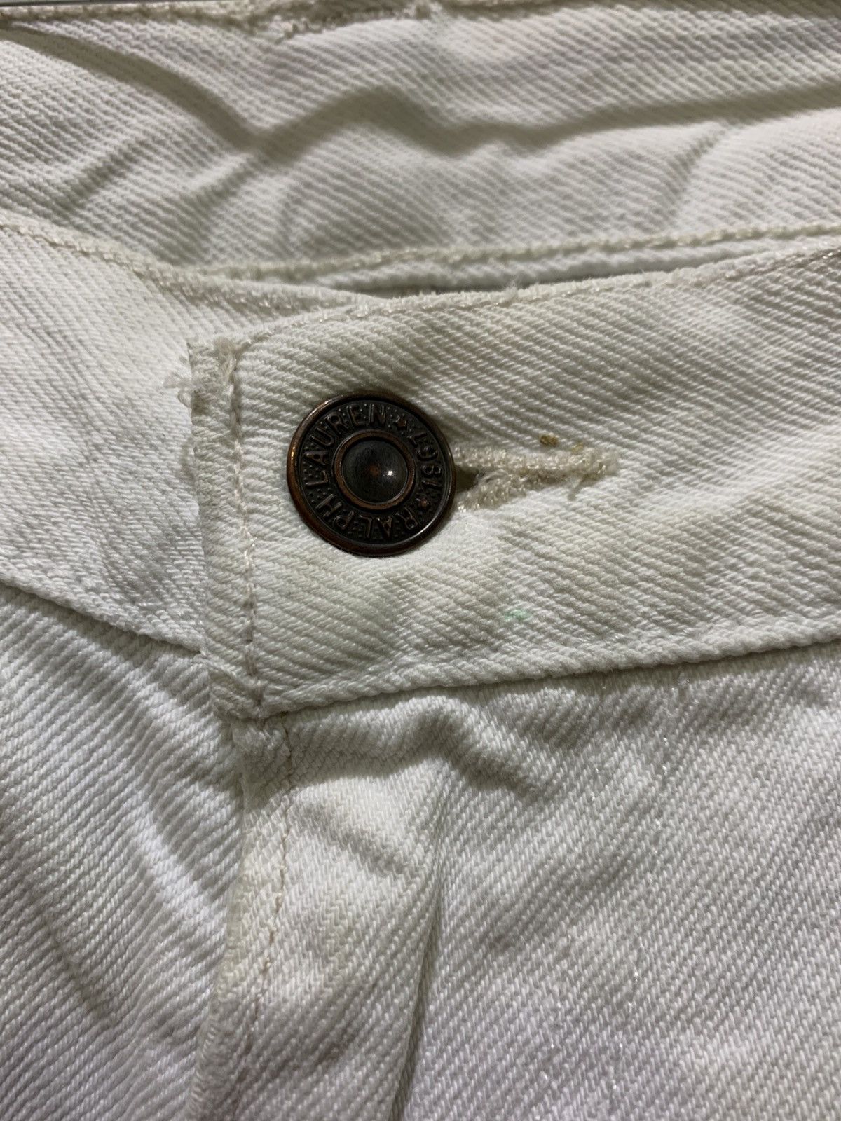 Polo Ralph Lauren Vintage Polo Ralph Lauren White Denim Size US 36 / EU 52 - 5 Thumbnail