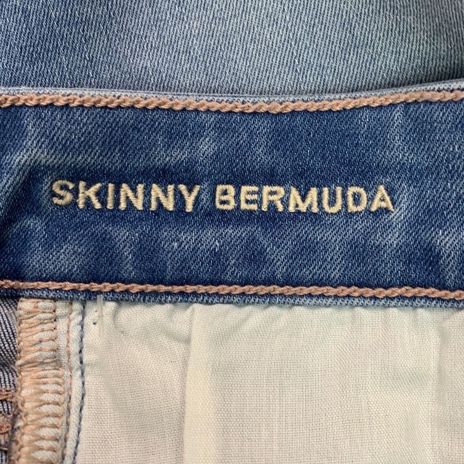 American Eagle Outfitters New American Eagle Womens Size 4 Skinny Bermuda Jorts Denim Size 27" / US 4 / IT 40 - 4 Thumbnail