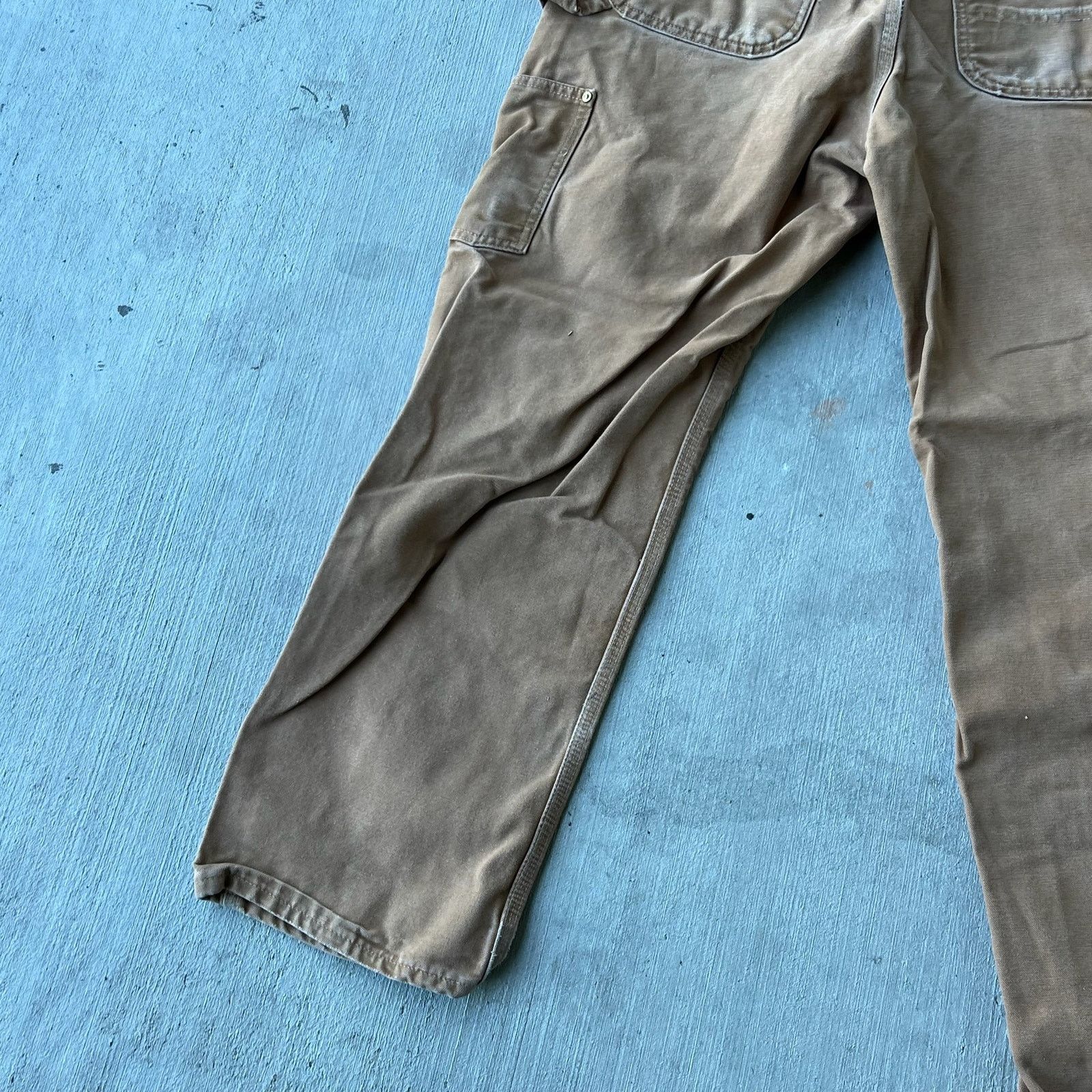 Carhartt × Vintage Carhartt brown double knee work wear carpenter pants Size US 32 / EU 48 - 9 Thumbnail