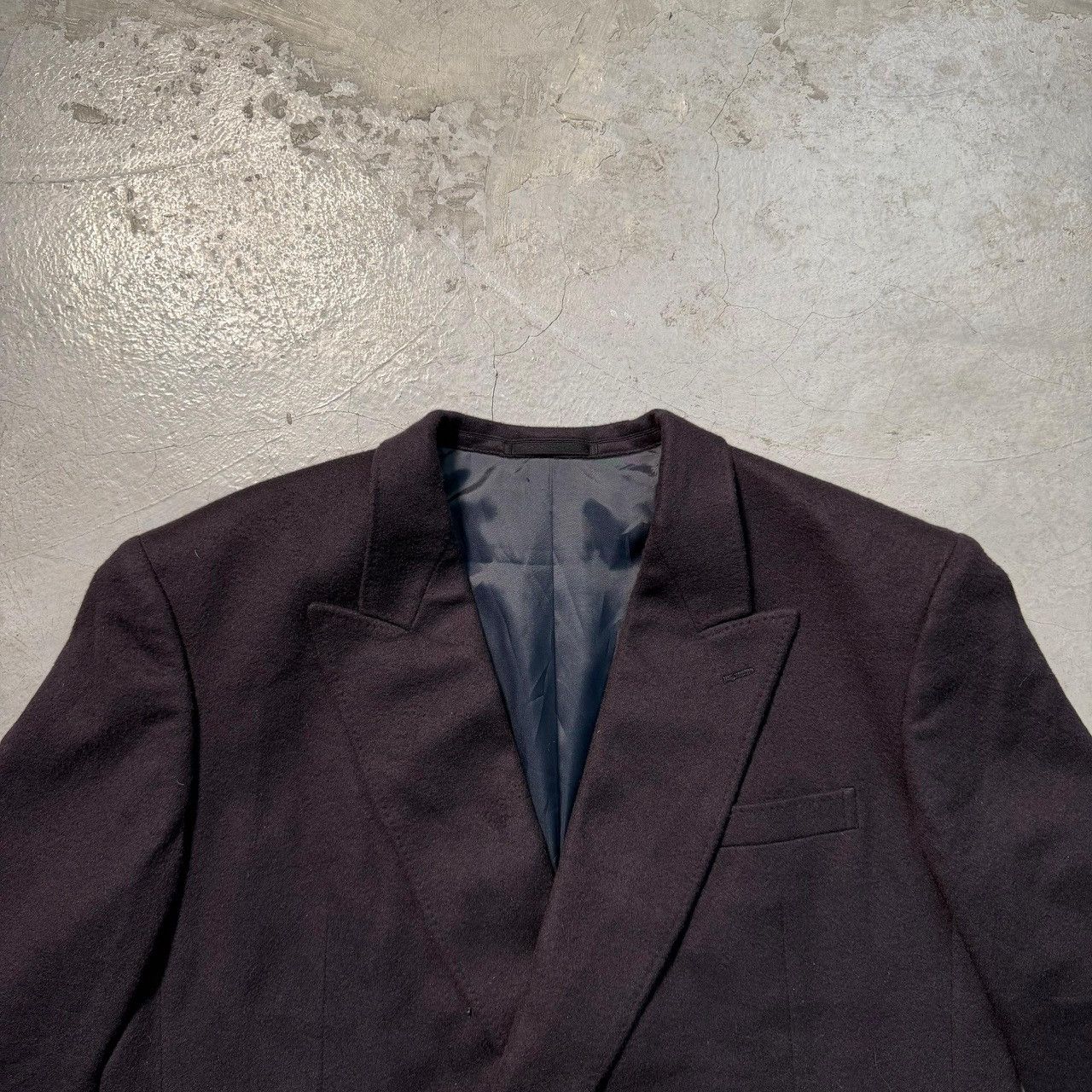 Crombie Vintage CROMBIE CASHMERE Double Breasted Blazer Size US L / EU 52-54 / 3 - 3 Thumbnail