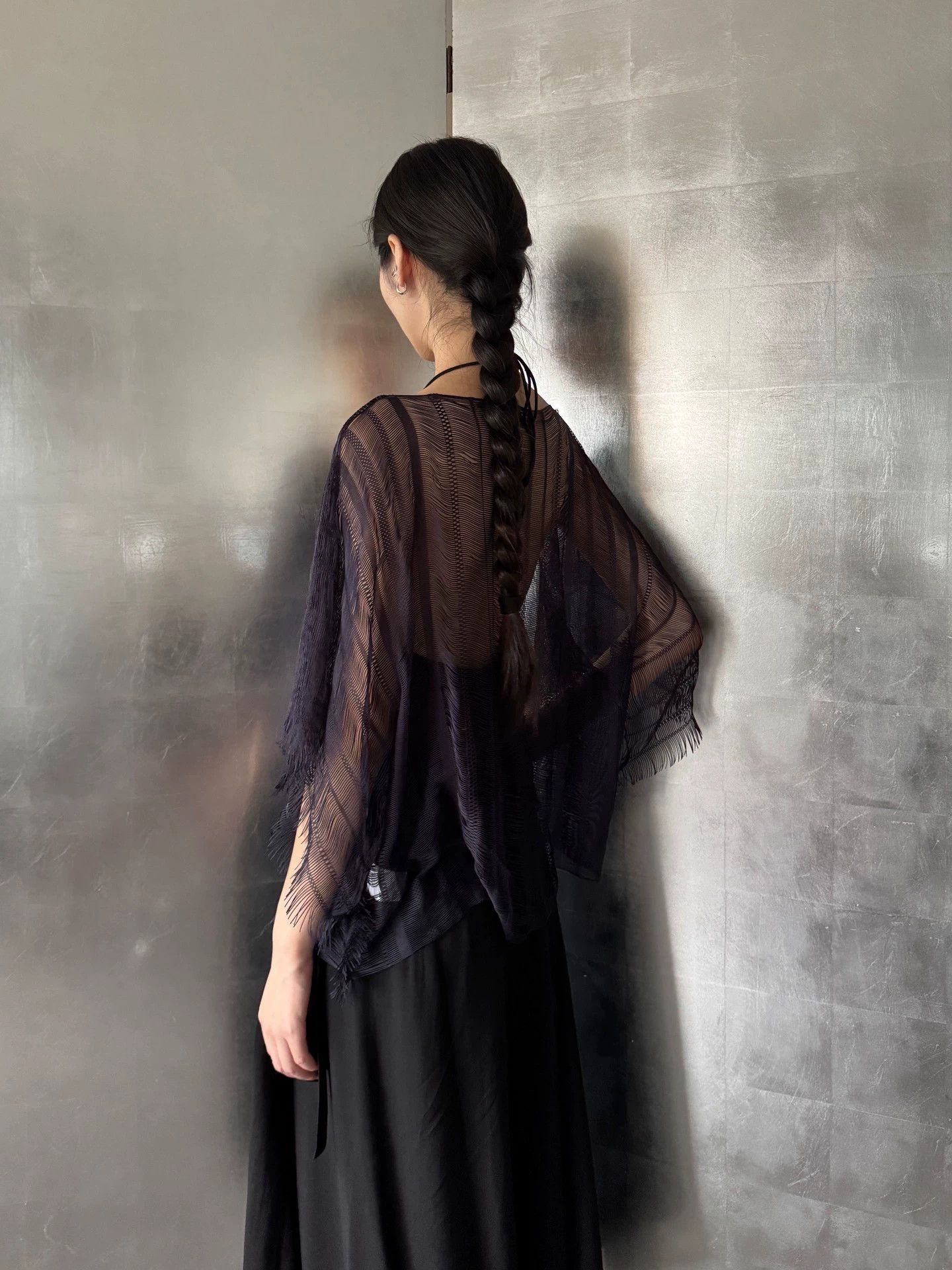 Issey Miyake Issey Miyake A-POC Ripped Open Knit Blouse Size 2 Vintage Size XS / US 0-2 / IT 36-38 - 7 Thumbnail
