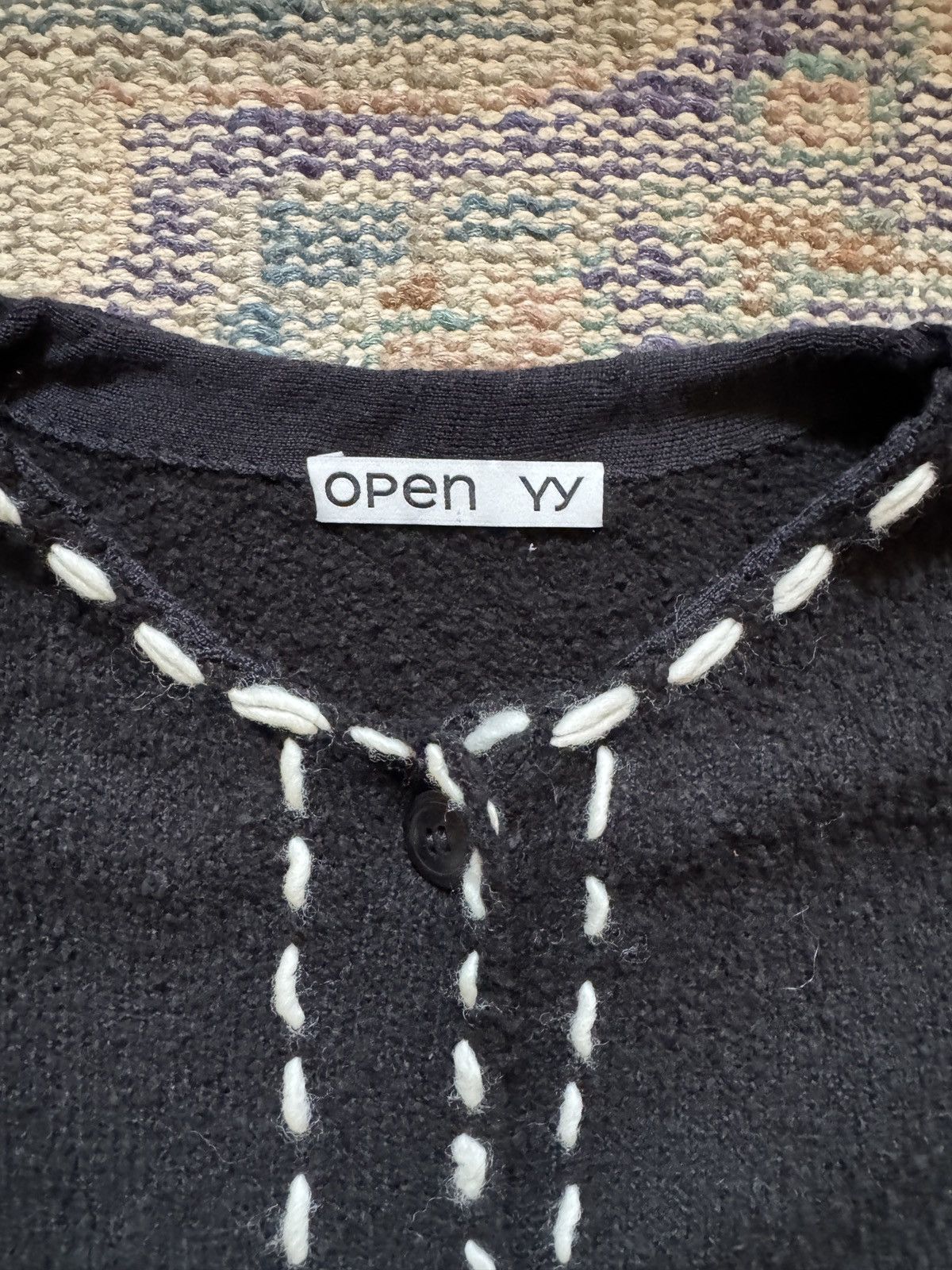 OPEN YY Open Yy ssense exclusive black cardigan Size M / US 6-8 / IT 42-44 - 3 Thumbnail