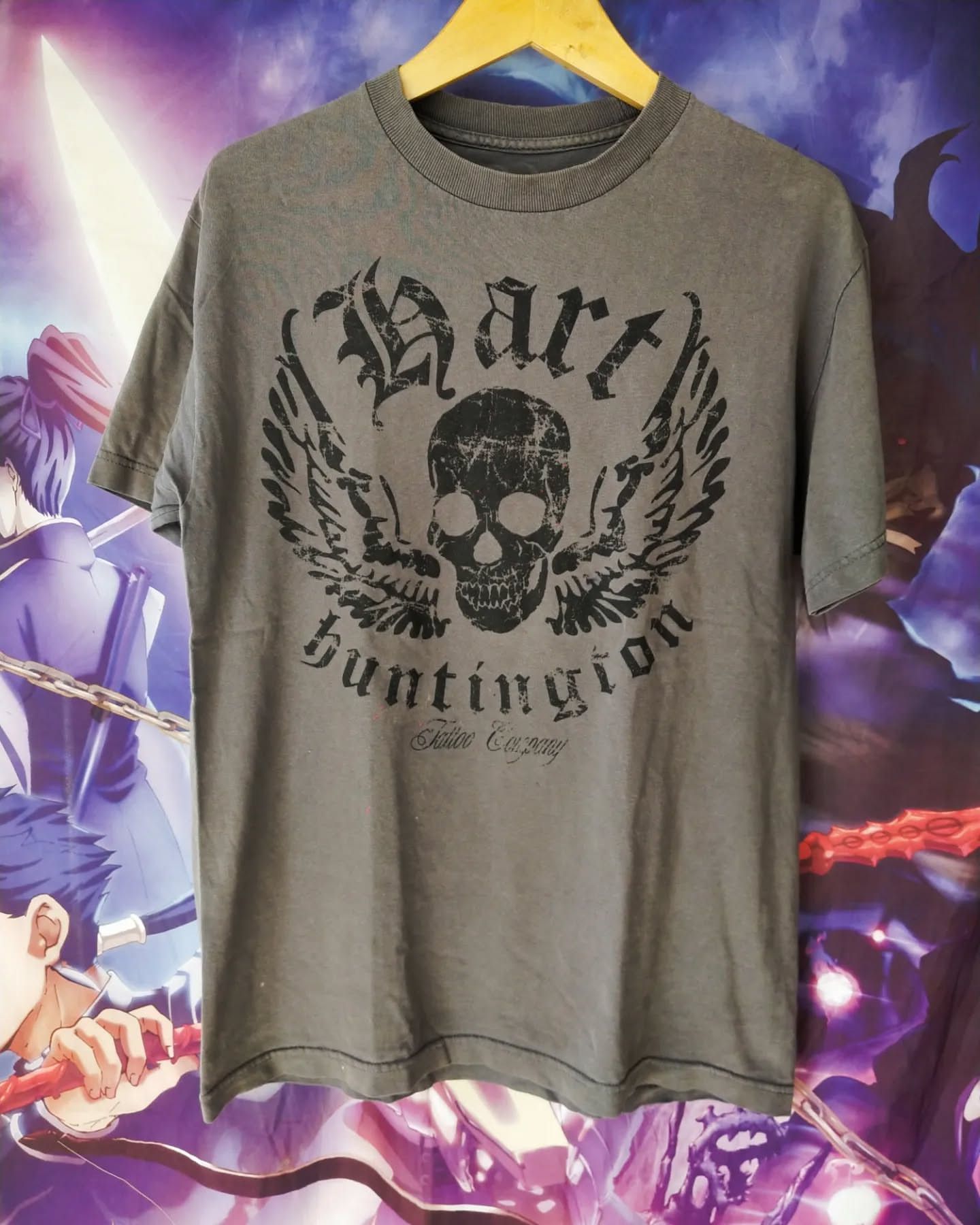 Vintage Hart and Huntington Tattoo Skull Graphic Tee Size US M / EU 48-50 / 2 - 1 Thumbnail