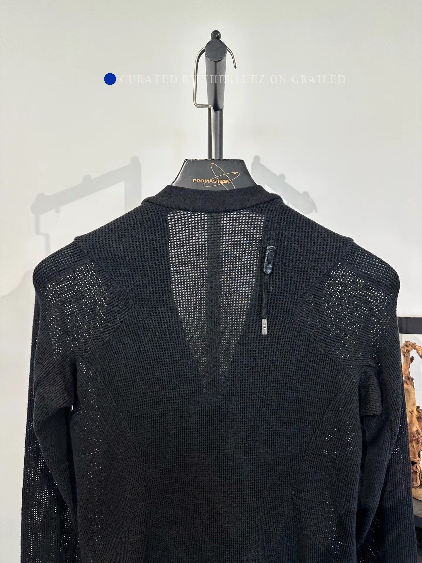 Boris Bidjan Saberi Black Long Sleeve Mesh Top Size S Size US S / EU 44-46 / 1 - 1 Preview