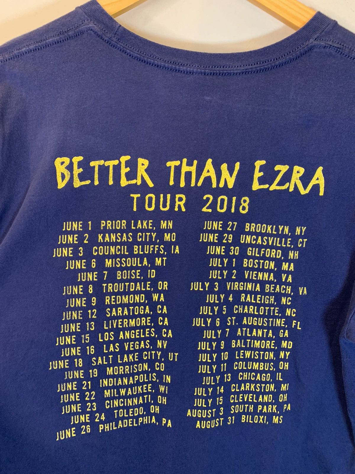 Band Tees *RARE* Better Than Ezra Deluxe 25th Anniversary Tour T-Shirt Size US L / EU 52-54 / 3 - 4 Thumbnail