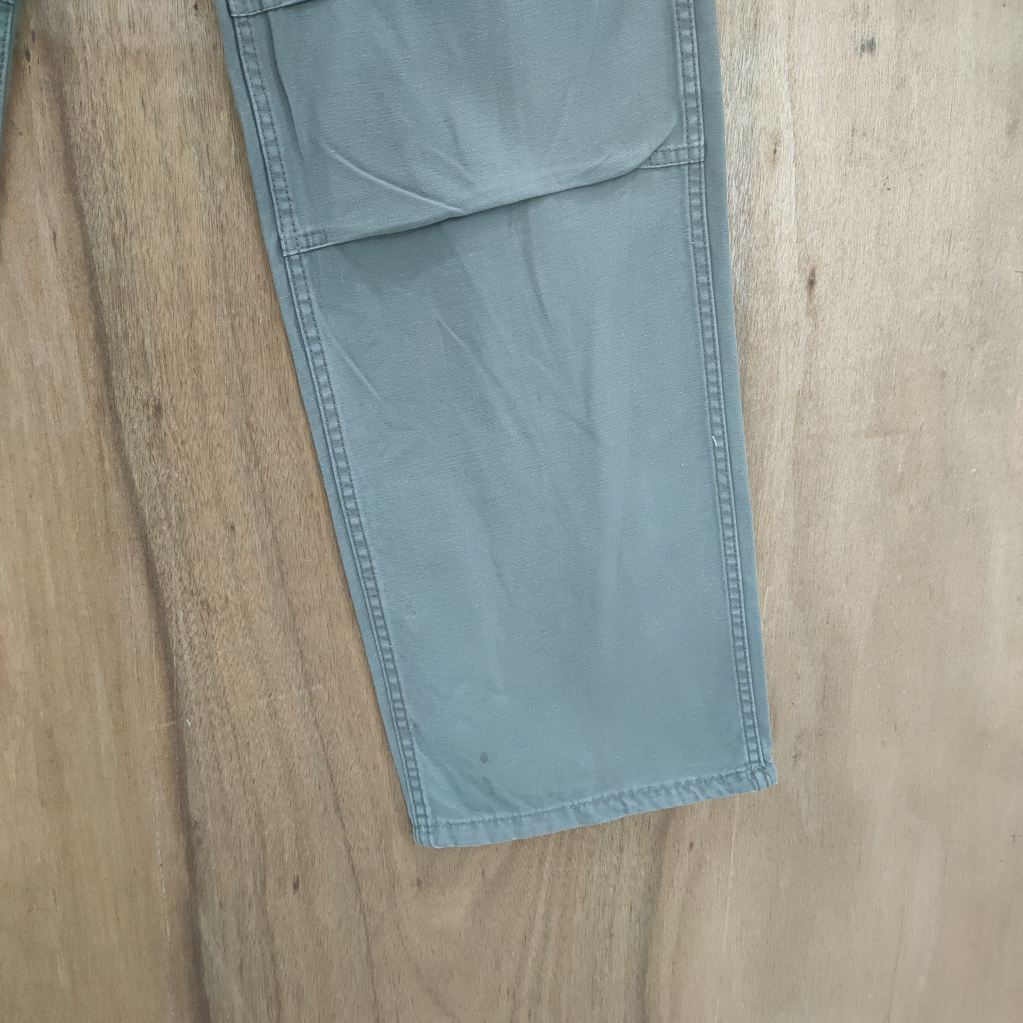 Vintage VINTAGE MILITARY FADED GREEN CARGO PANTS Size US 30 / EU 46 - 7 Thumbnail