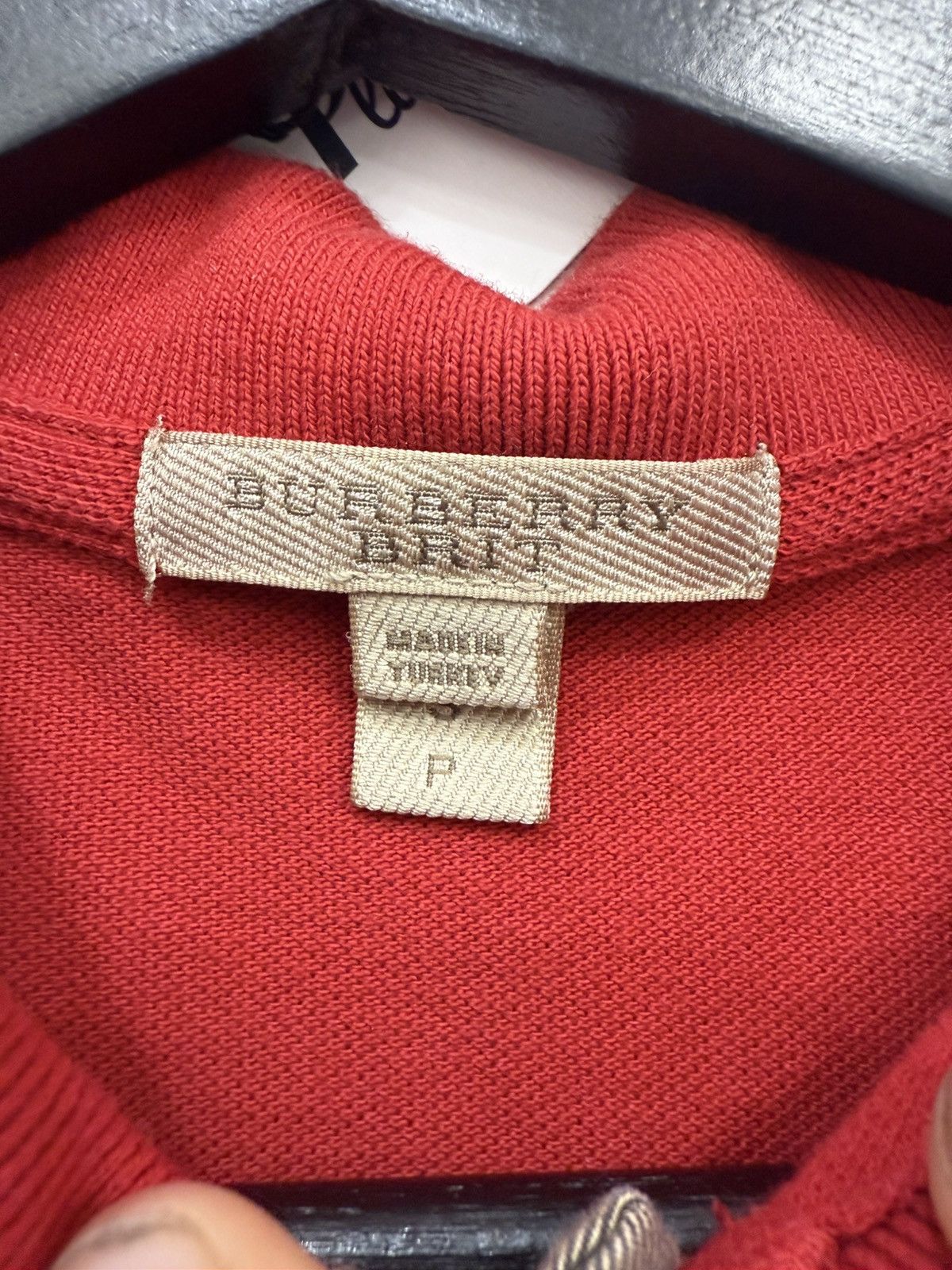 Burberry Burberry Red Polo T-Shirt Size US S / EU 44-46 / 1 - 7 Thumbnail