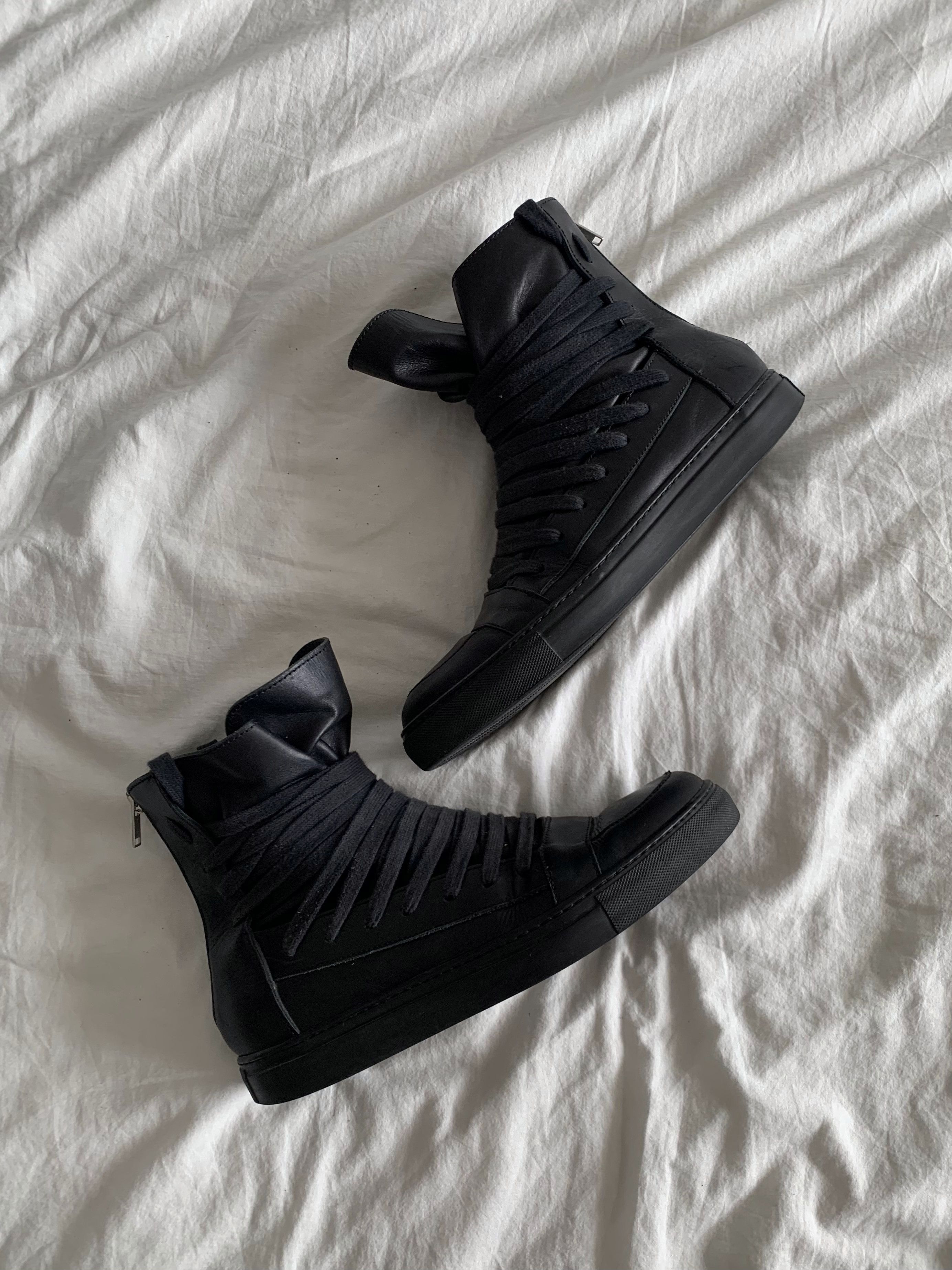Kris Van Assche FW11 Kris Van Assche Multi-Lace High Tops | Grailed