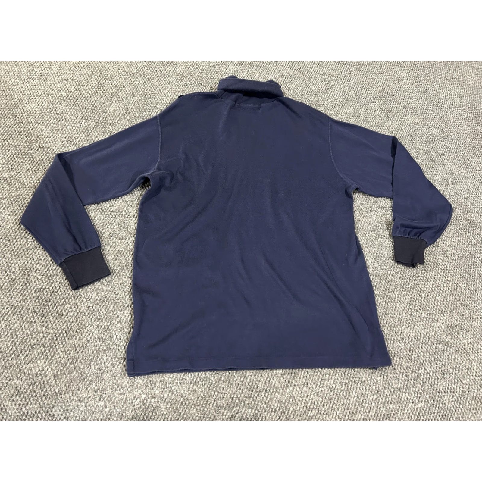 Polo Ralph Lauren Polo Ralph Lauren Sweater Mens XL Navy Turtleneck 100% Cotton Pullover Knit Size US XL / EU 56 / 4 - 7 Thumbnail