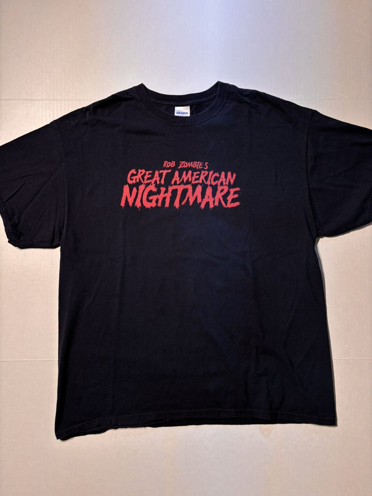 Gildan Vtg Rob Zombie Great American Nightmare Music Festival Tour Size US XL / EU 56 / 4 - 1 Thumbnail