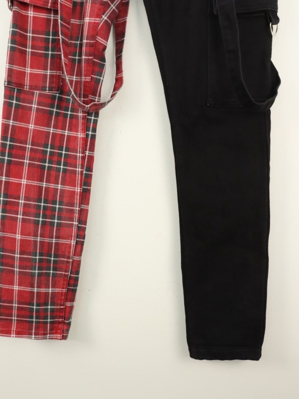 Japanese Brand Bondage Punk Tartan Plaid Hybrid Pant Size US 33 - 18 Thumbnail