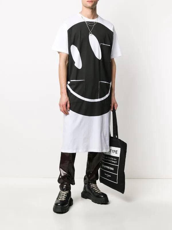 Raf Simons Raf Simons Smiley print long t-shirt Size US XS / EU 42 / 0 - 9 Thumbnail