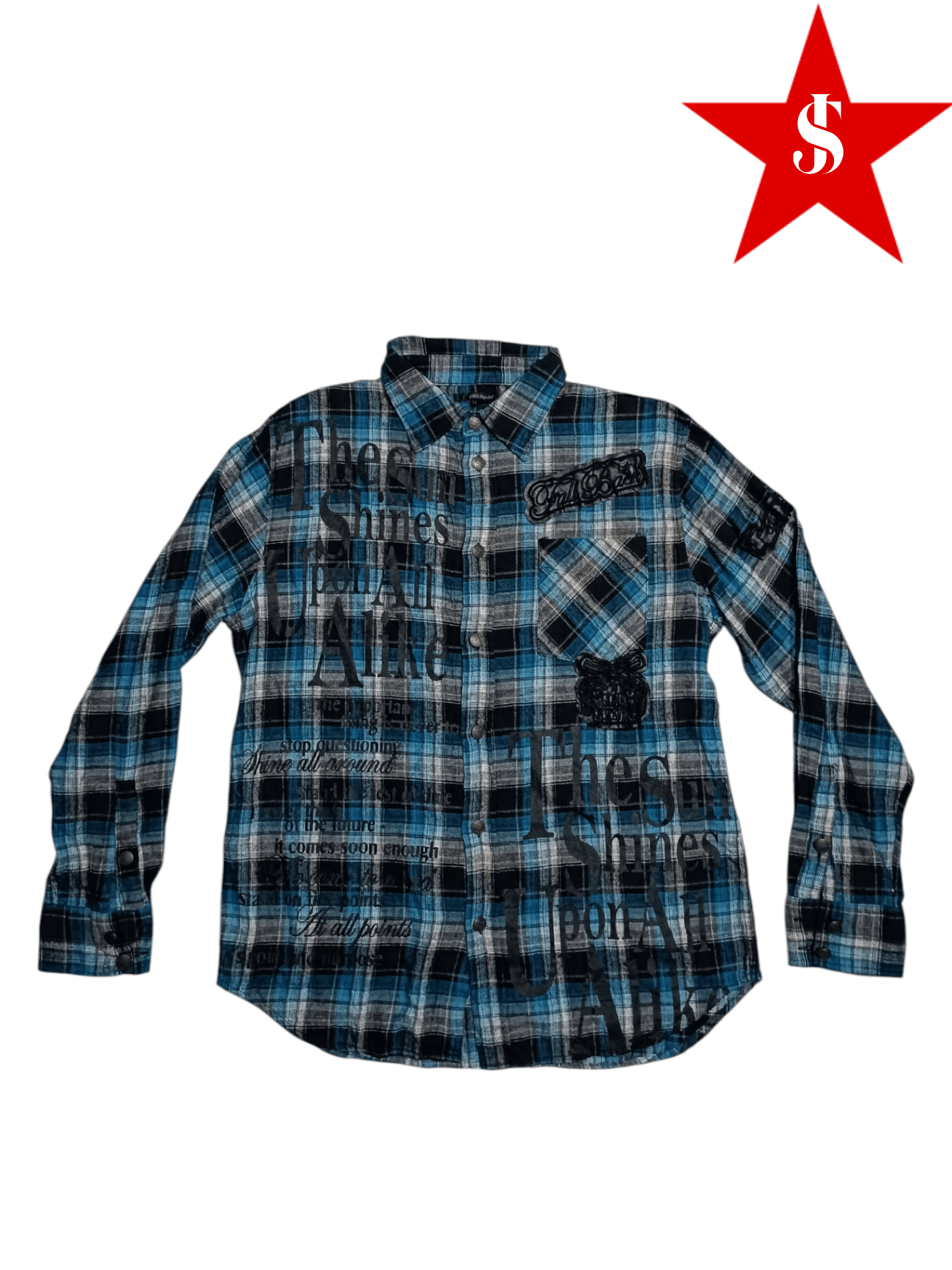 Japanese Brand Vintage Long Sleeve Poem Seditionaries Shirt Size US XL / EU 56 / 4 - 1 Thumbnail