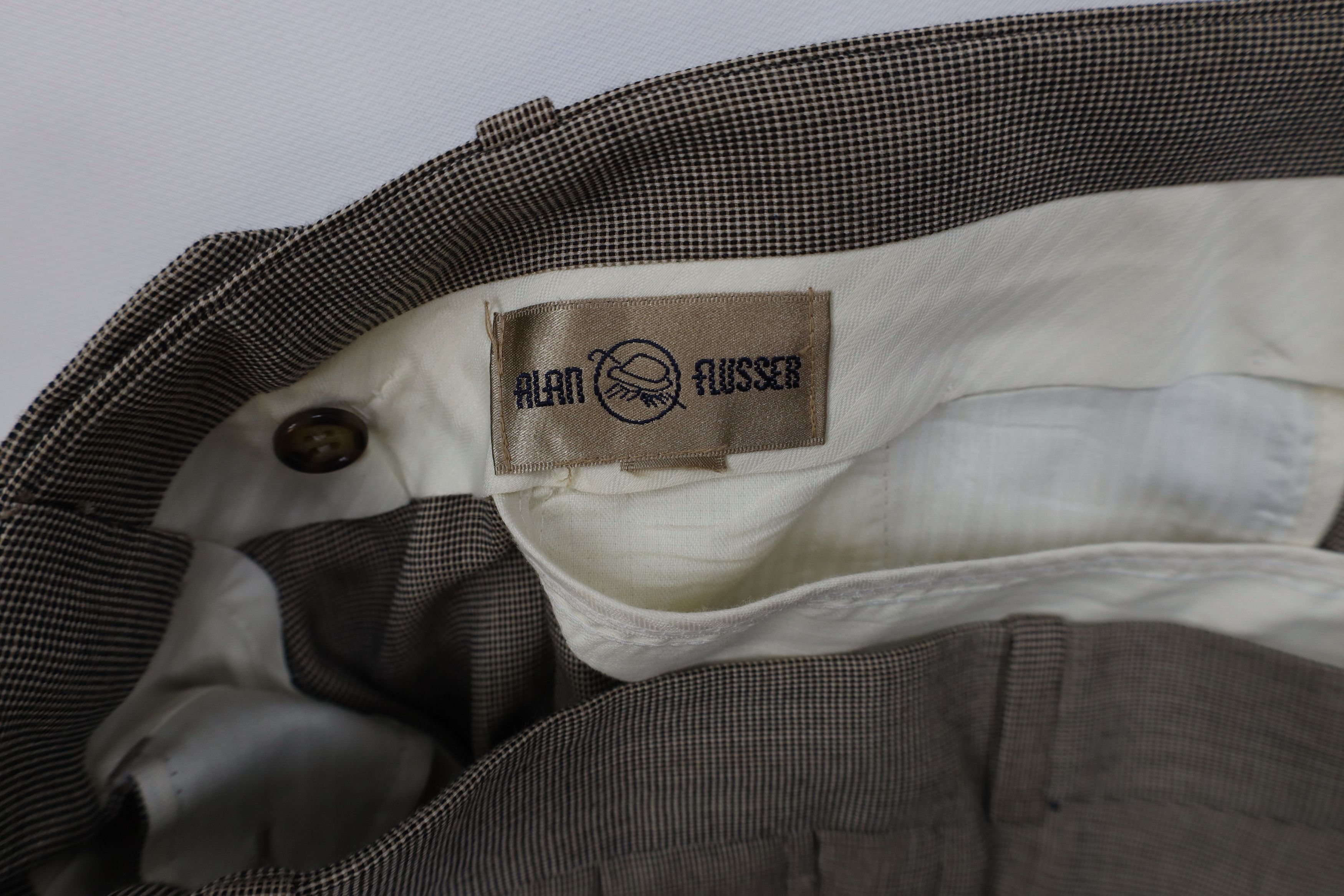 Vintage Vintage 90s Streetwear Cuffed Wide Leg Chino Pants Beige Size US 34 / EU 50 - 7 Thumbnail